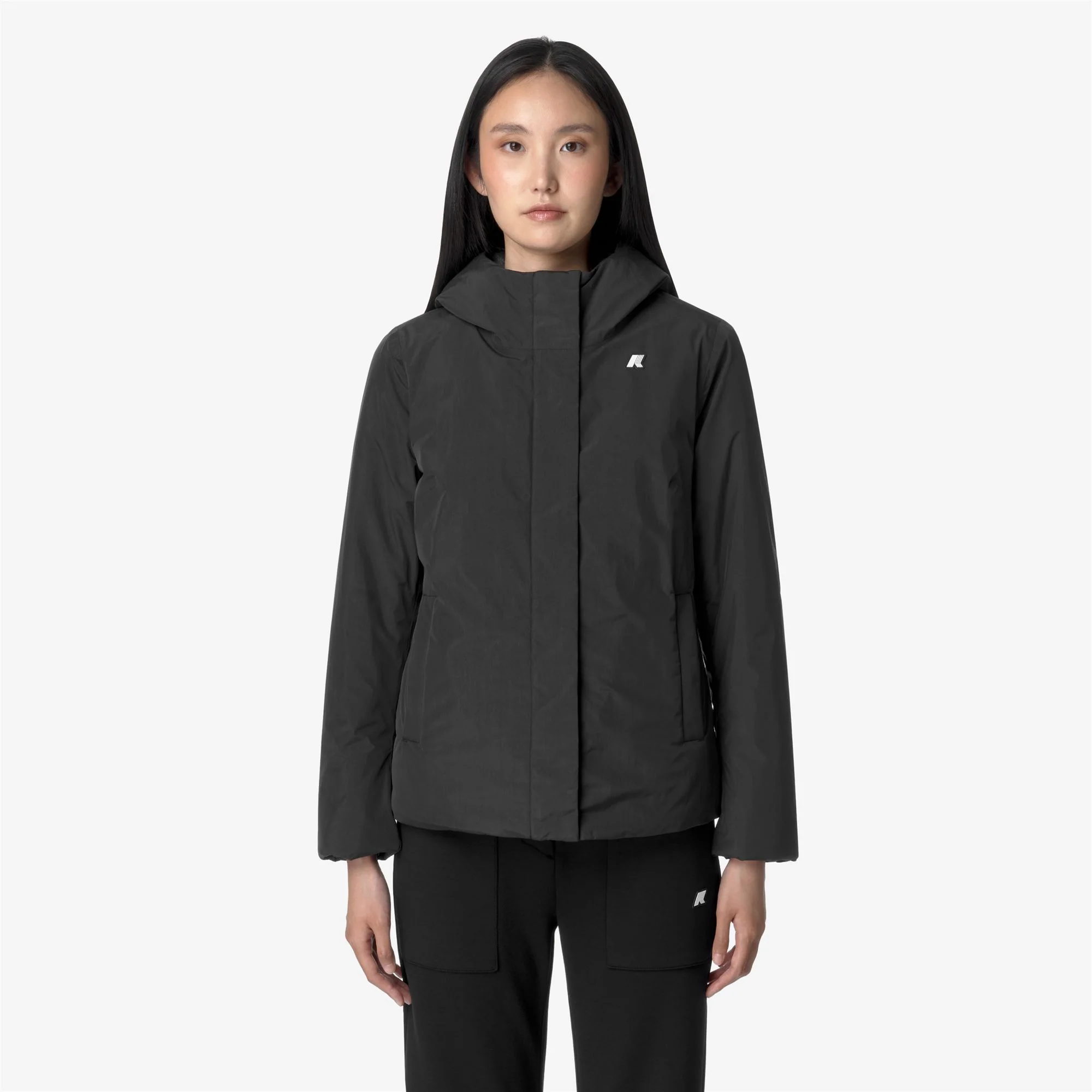 LIL SOFT TOUCH MARMOTTA - Jackets - Short - Woman - BLACK P-BLUE A - Image 3