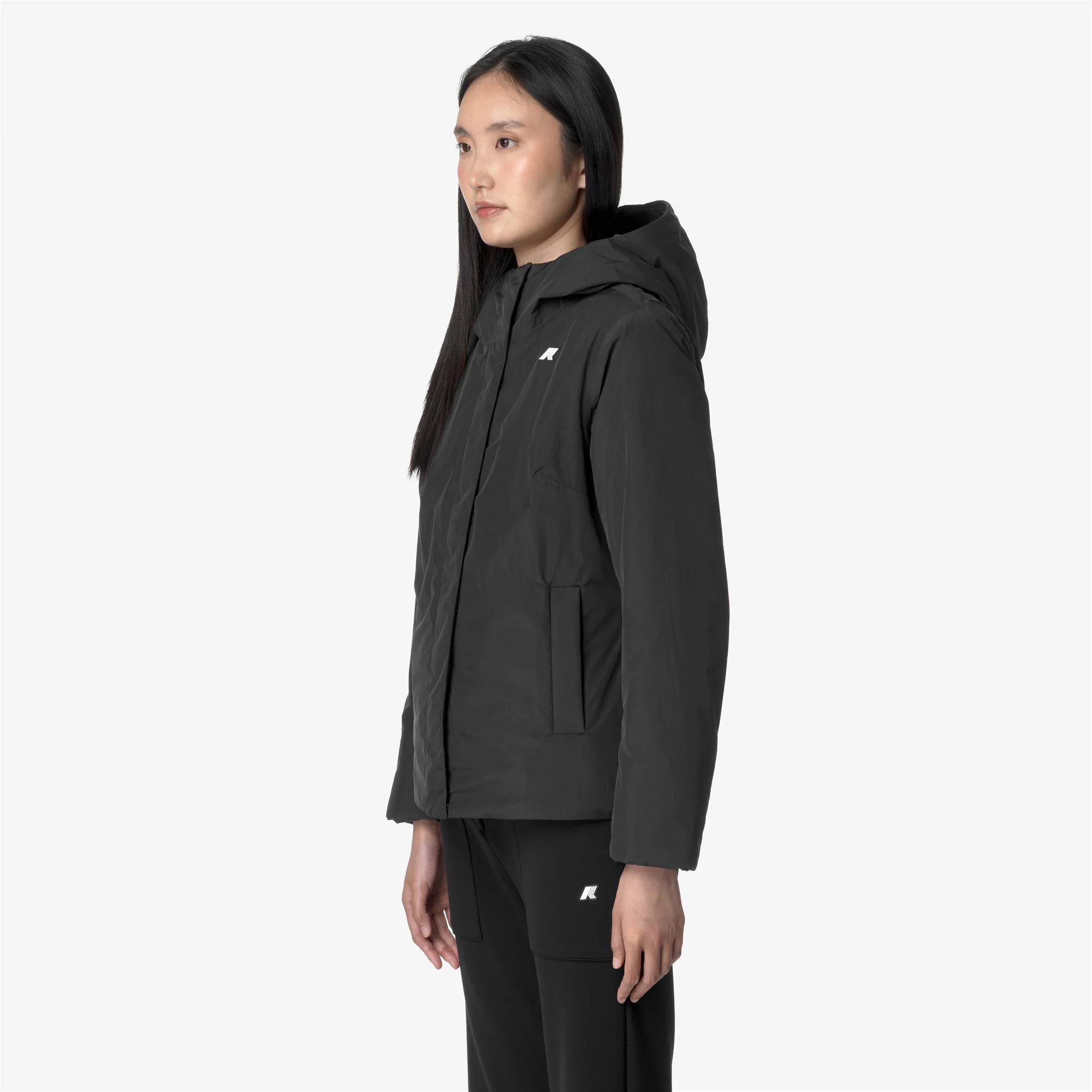 LIL SOFT TOUCH MARMOTTA - Jackets - Short - Woman - BLACK P-BLUE A - Image 4