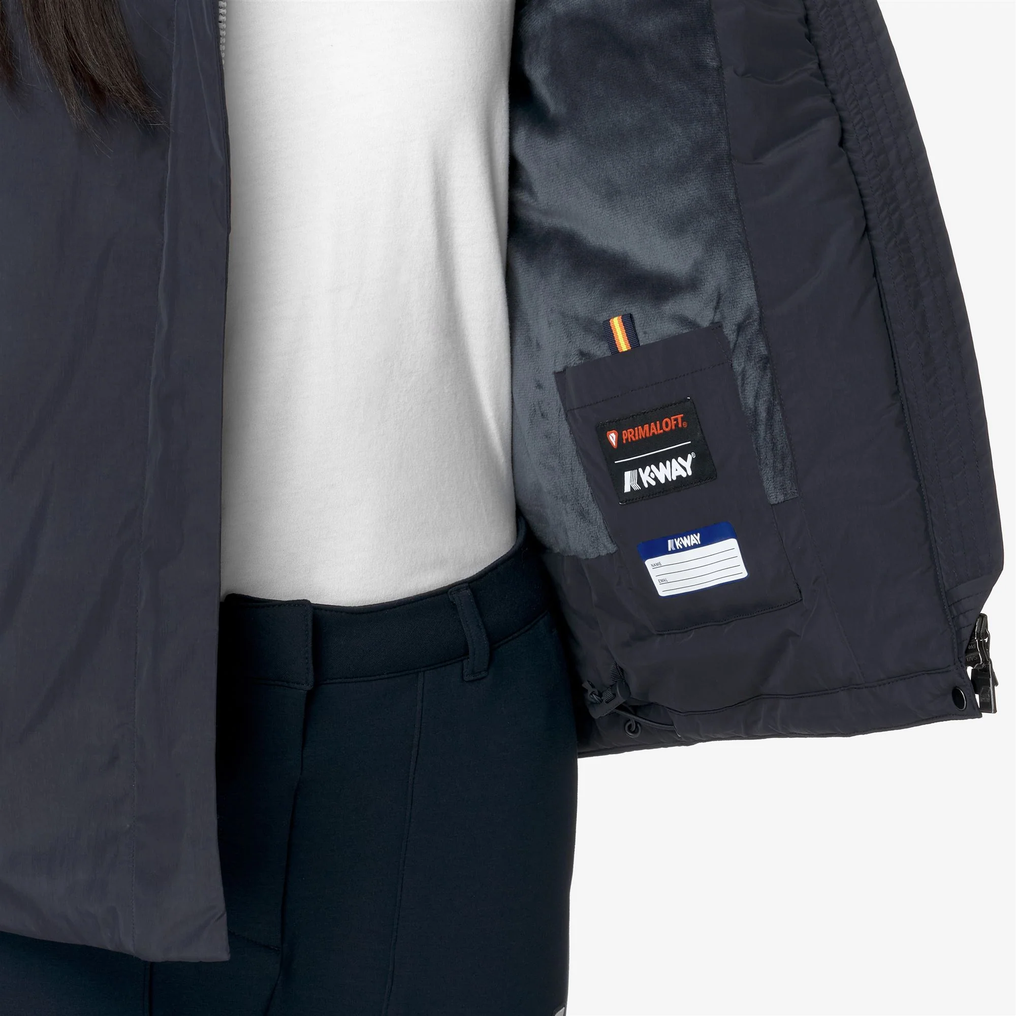 LIL SOFT TOUCH MARMOTTA - Jackets - Short - Woman - BLUE D-BLUE A - Image 2