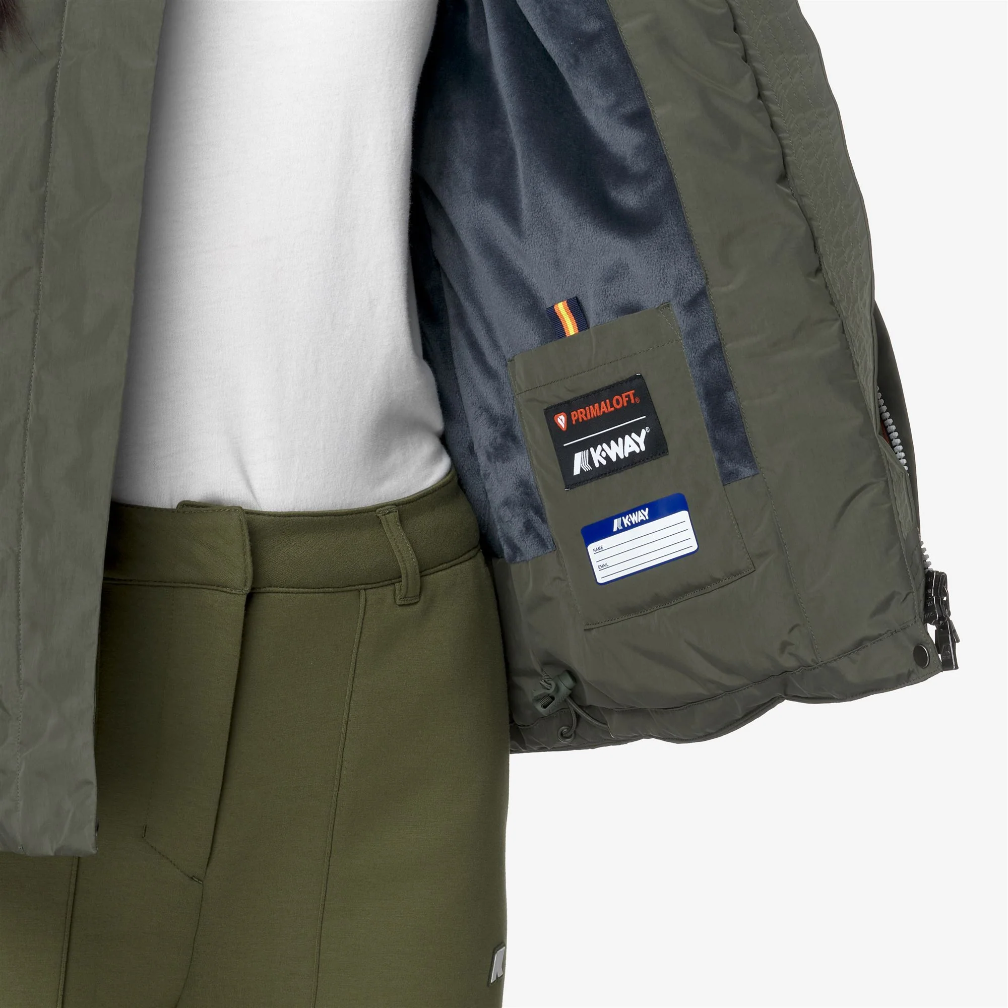 LIL SOFT TOUCH MARMOTTA - Jackets - Short - Woman - GREEN B-BLUE A - Image 2