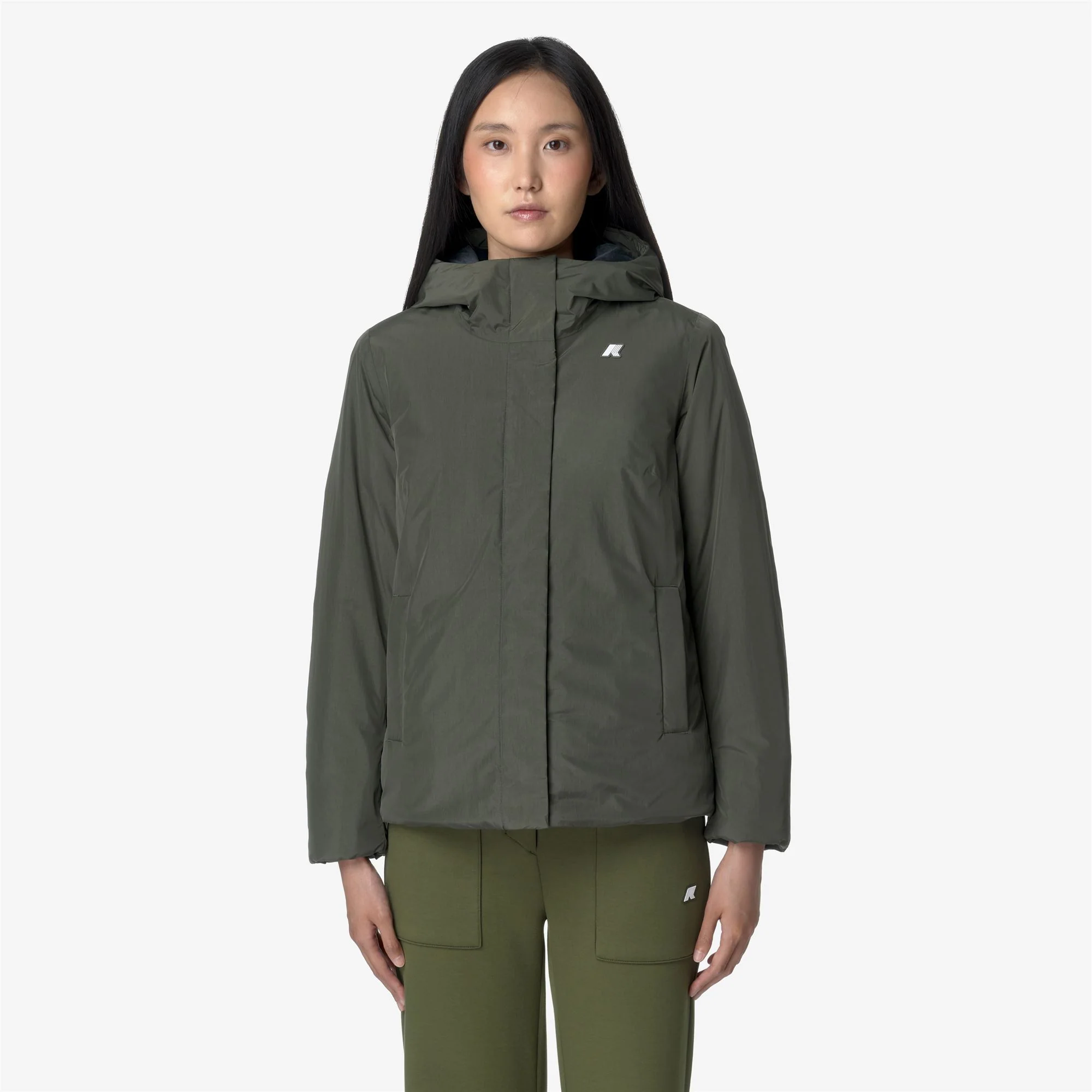 LIL SOFT TOUCH MARMOTTA - Jackets - Short - Woman - GREEN B-BLUE A - Image 3