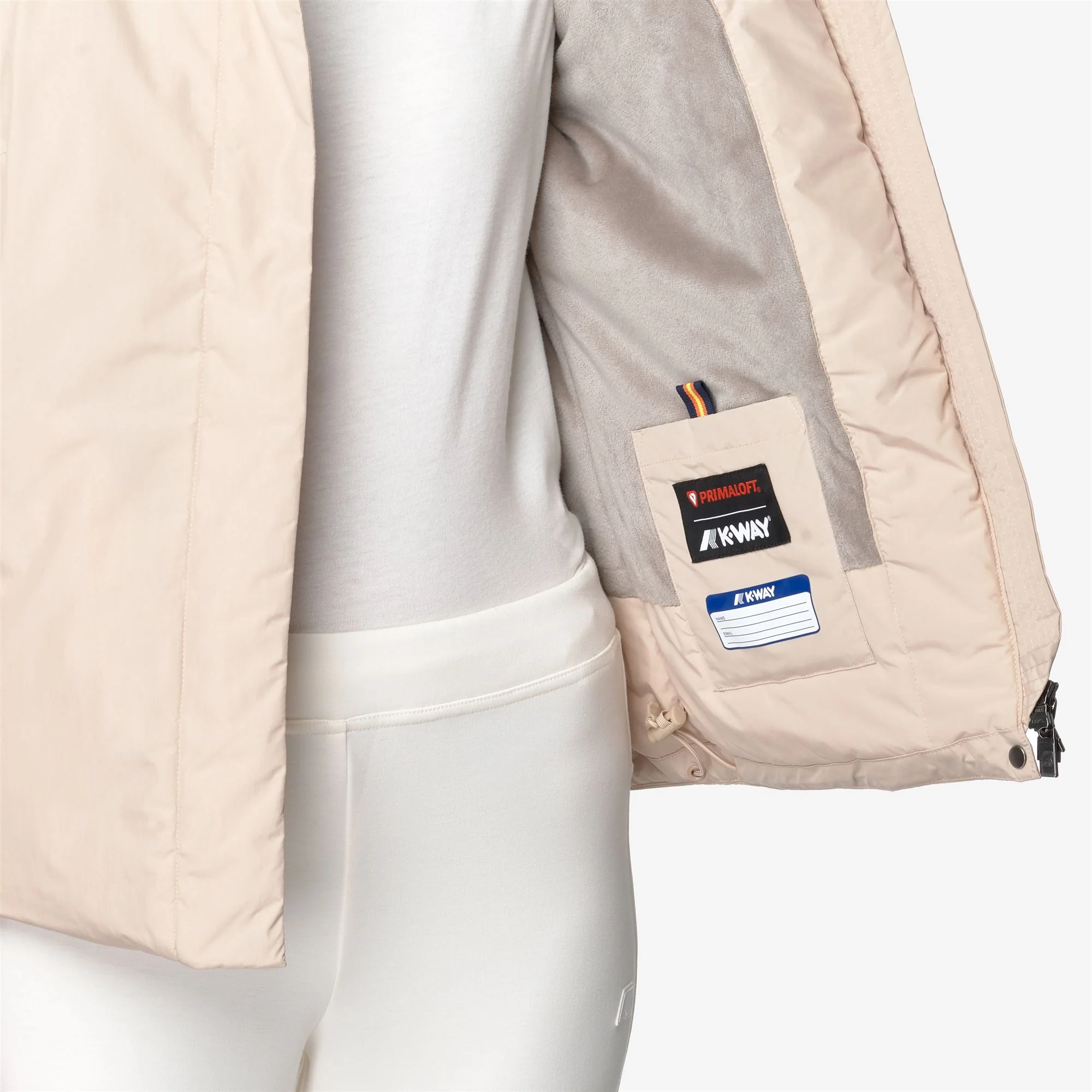 LIL SOFT TOUCH MARMOTTA - Jackets - Short - Woman - PINK TINT-GREY GOAT - Image 2