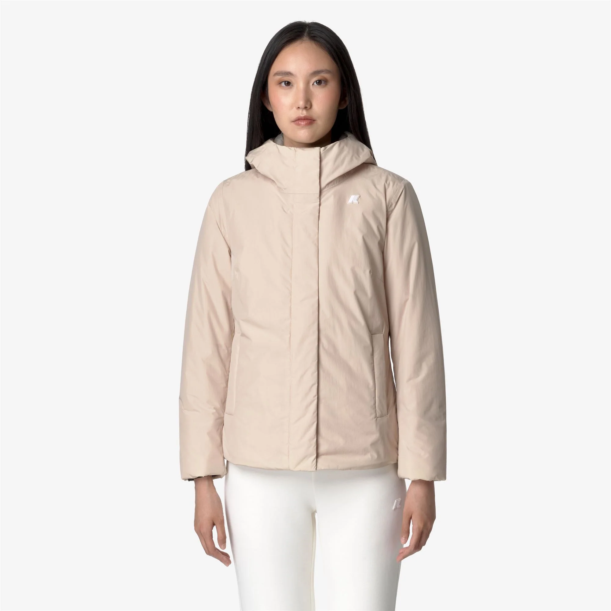 LIL SOFT TOUCH MARMOTTA - Jackets - Short - Woman - PINK TINT-GREY GOAT - Image 3
