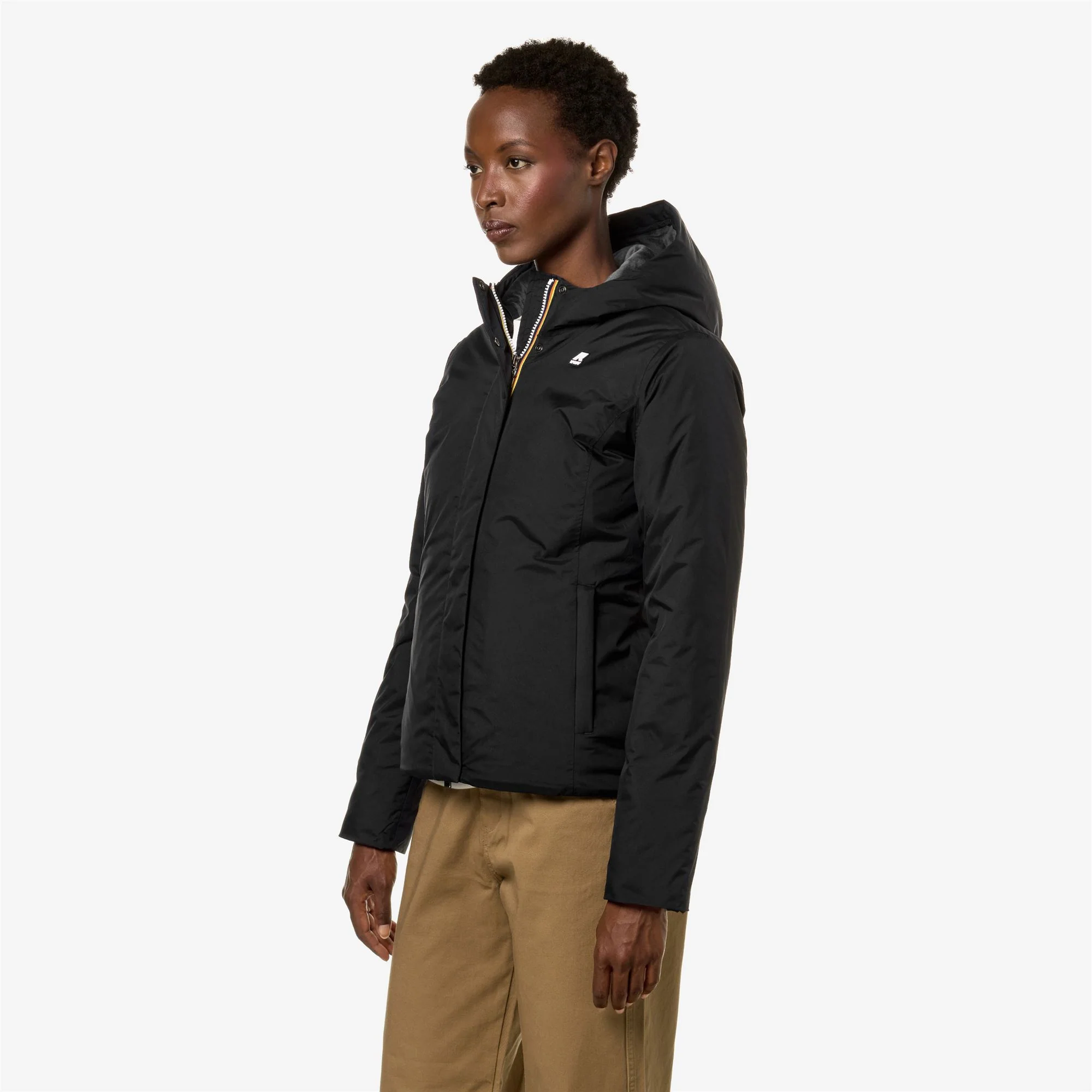 LILY MICRO RIPSTOP MARMOTTA - Jackets - Short - Woman - BLACK P-BLUE A - Image 4