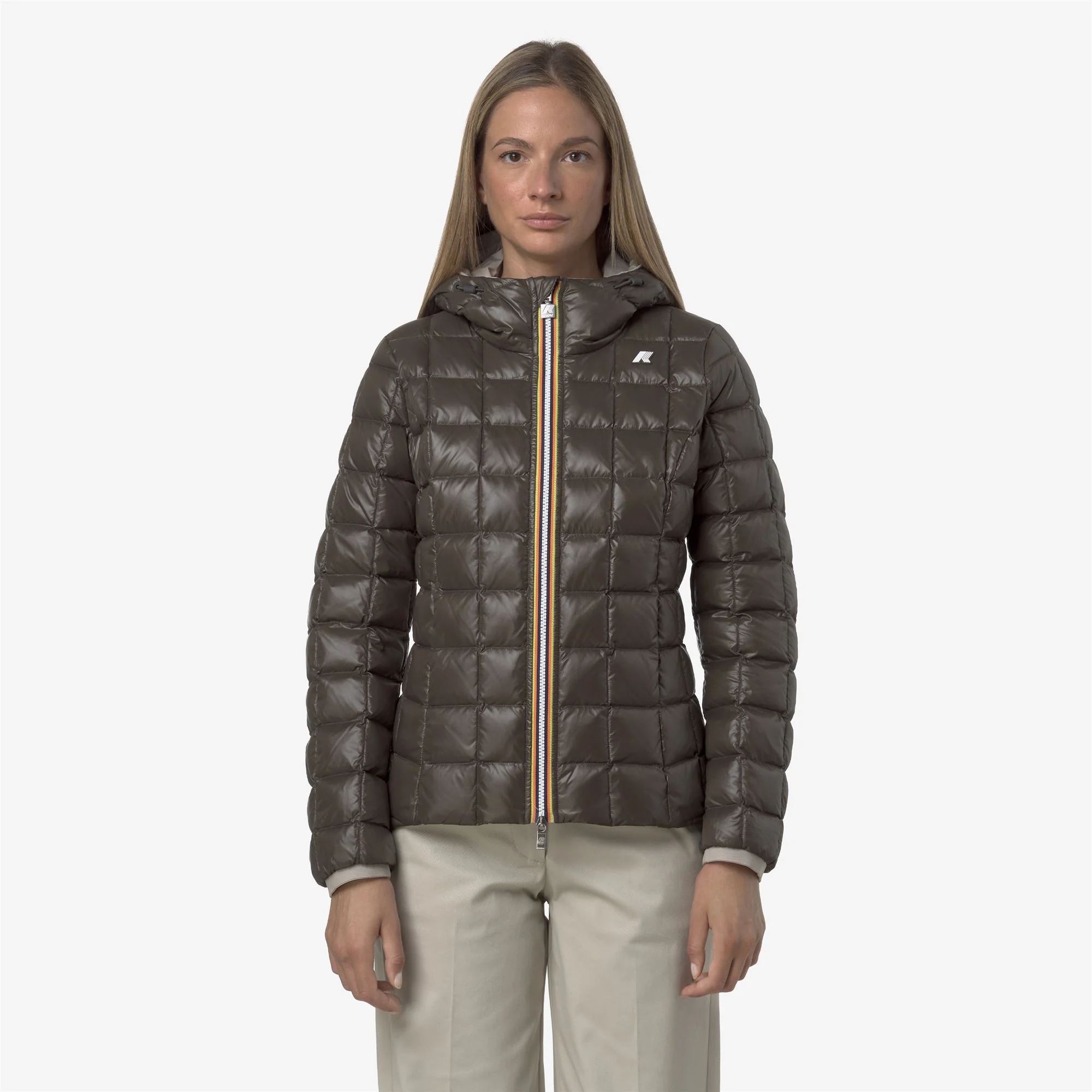 LILY ST THERMO REVERSIBLE - Jackets - Short - Woman - BEIGE CASHMERE-BLACK OLIVE - Image 3