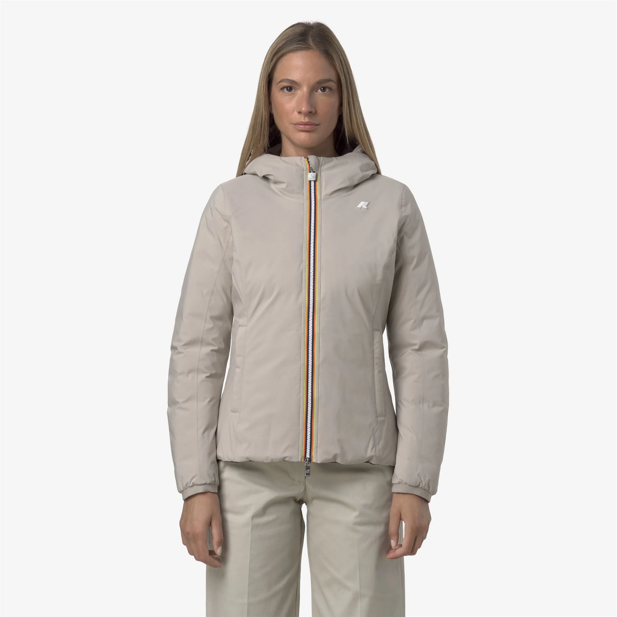 LILY ST THERMO REVERSIBLE - Jackets - Short - Woman - BEIGE CASHMERE-BLACK OLIVE - Image 4