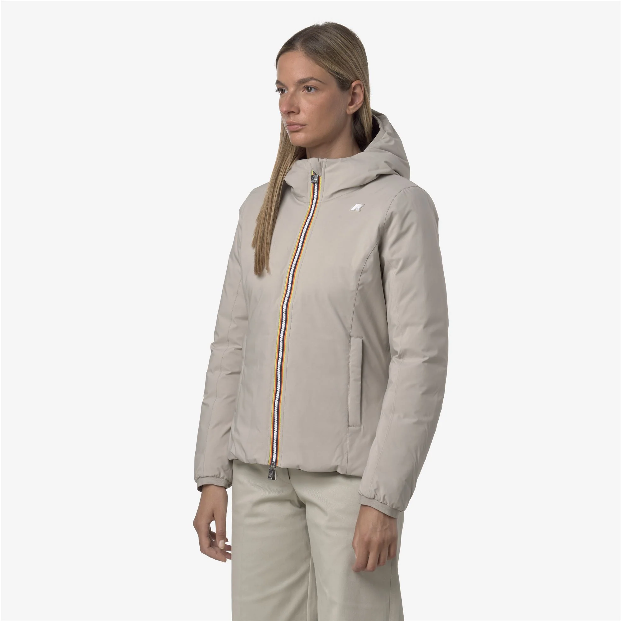 LILY ST THERMO REVERSIBLE - Jackets - Short - Woman - BEIGE CASHMERE-BLACK OLIVE - Image 5