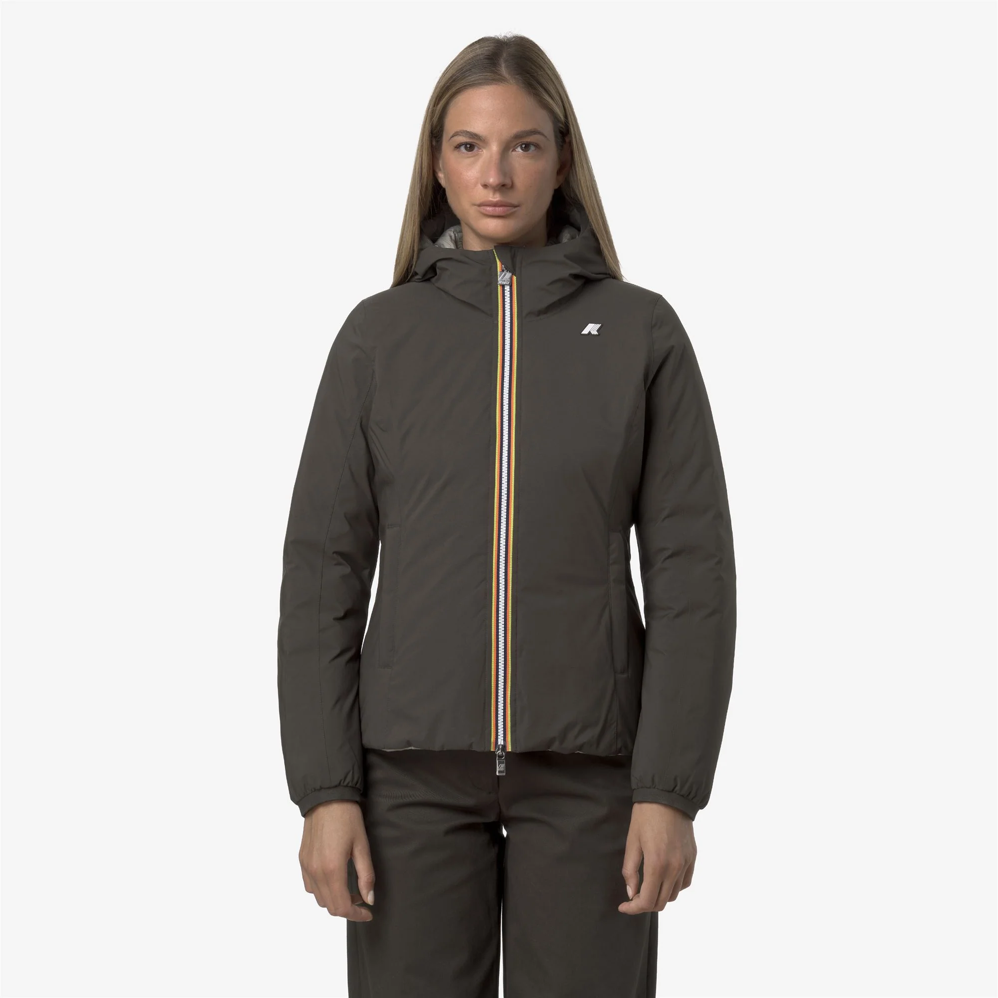 LILY ST THERMO REVERSIBLE - Jackets - Short - Woman - BLACK OLIVE-GREEN OAK - Image 4