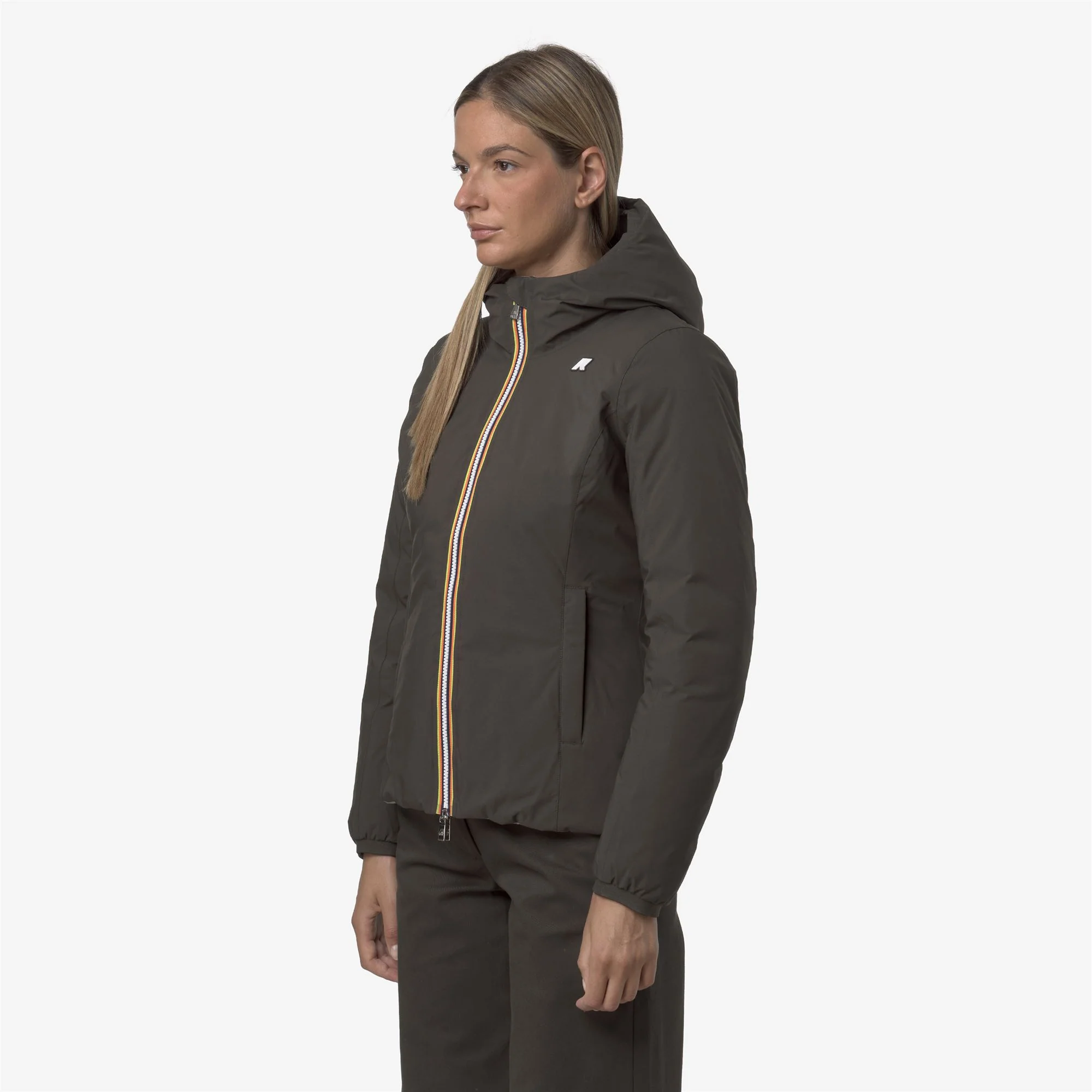 LILY ST THERMO REVERSIBLE - Jackets - Short - Woman - BLACK OLIVE-GREEN OAK - Image 5