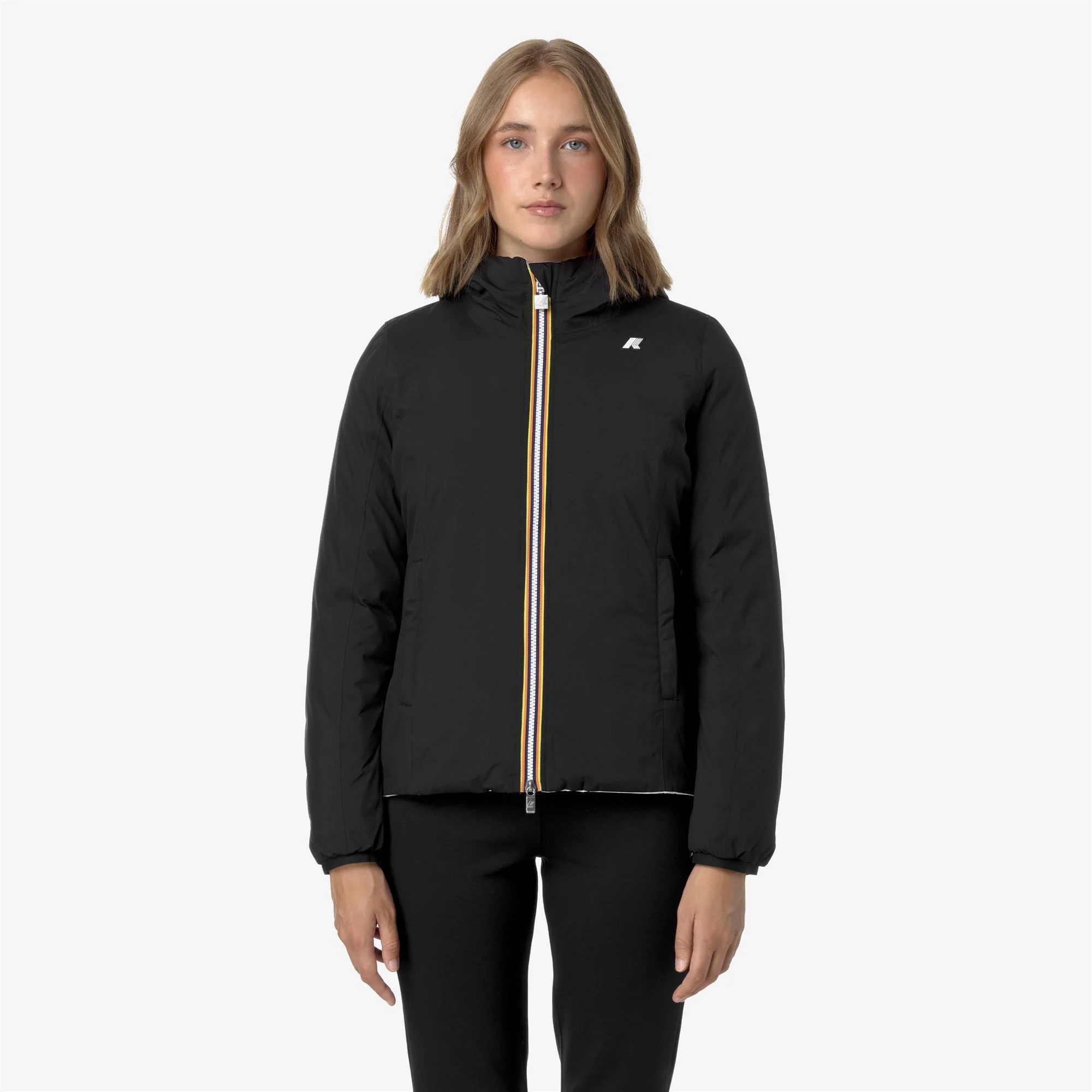 LILY ST THERMO REVERSIBLE - Jackets - Short - Woman - BLACK PURE-WHITE GARDENIA - Image 4