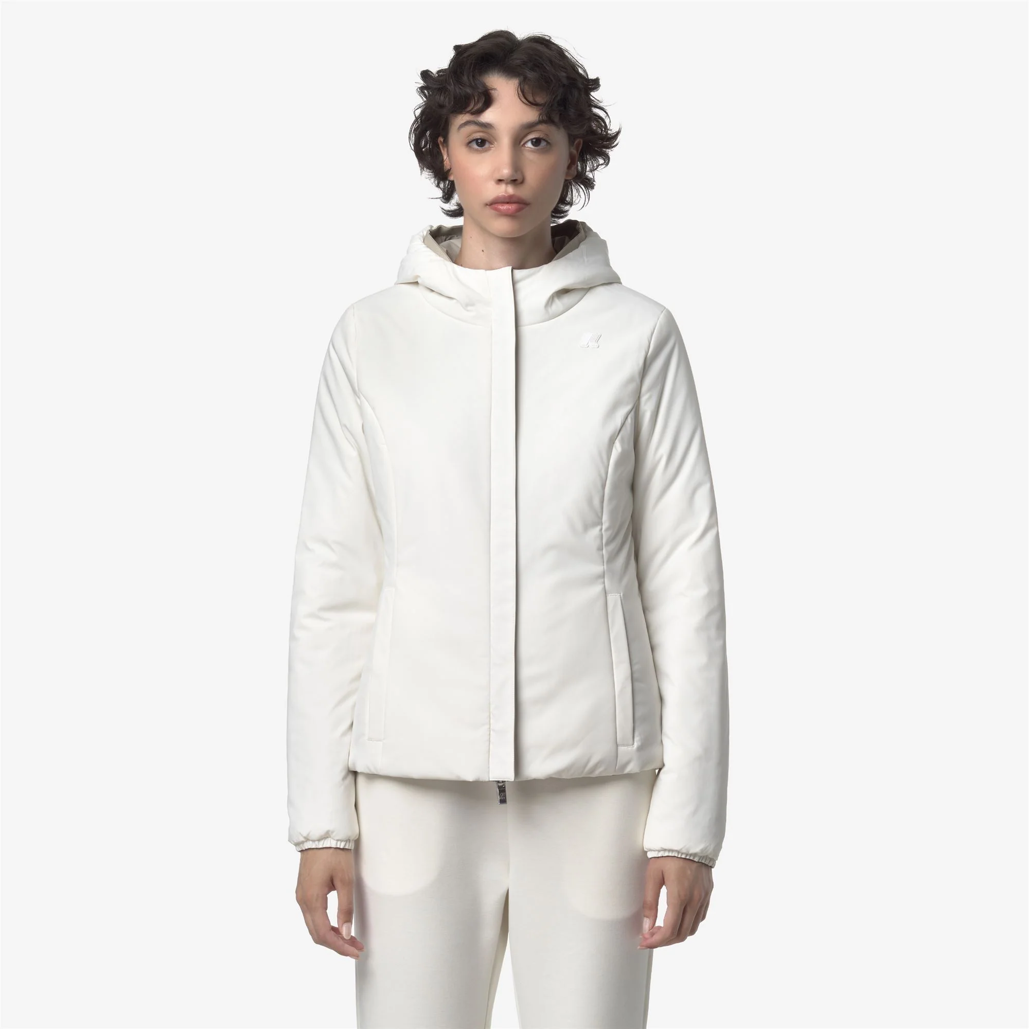 LILY ST WARM REVERSIBLE - Jackets - Short - Woman - BEIGE CASHMERE-WHITE GARDENIA - Image 3