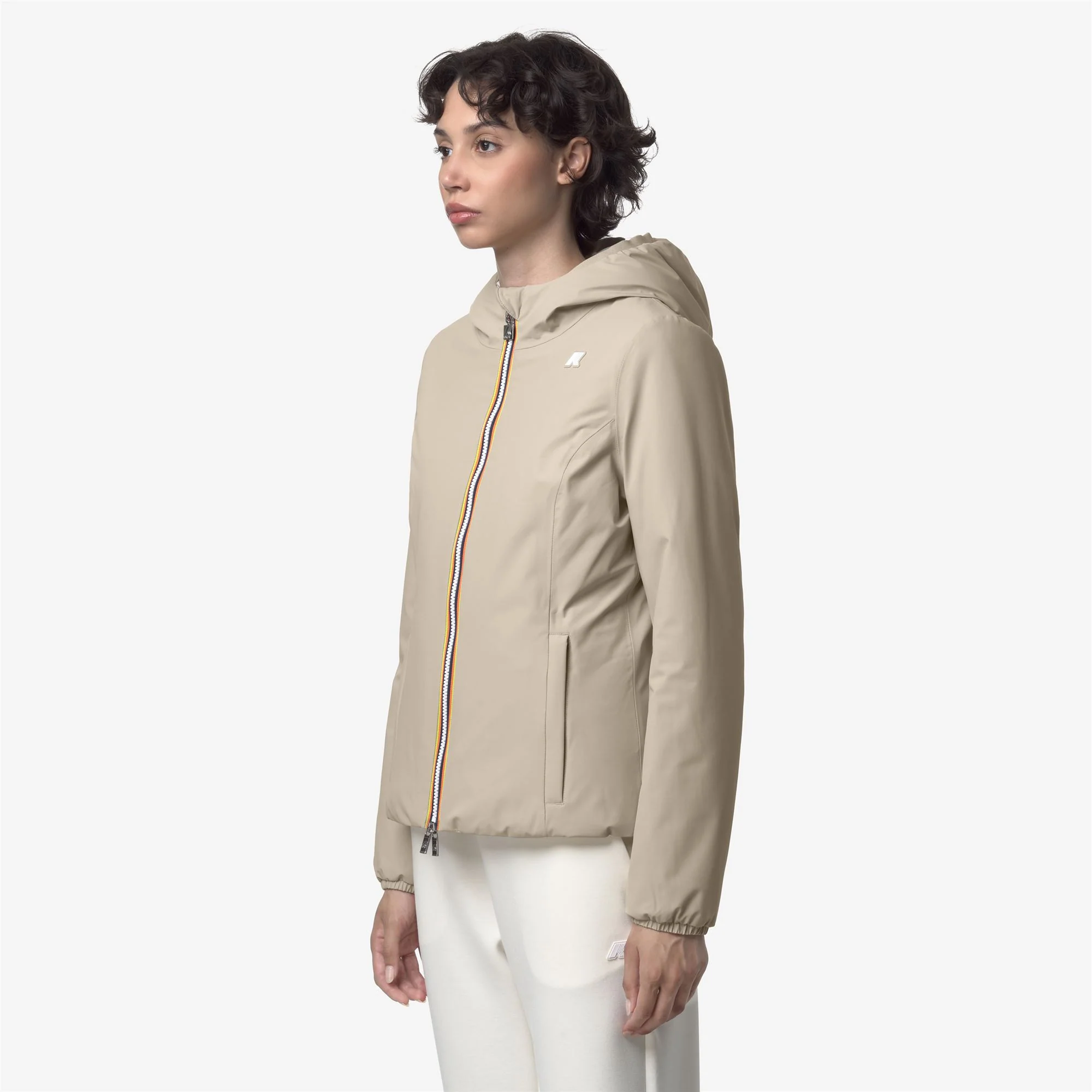 LILY ST WARM REVERSIBLE - Jackets - Short - Woman - BEIGE CASHMERE-WHITE GARDENIA - Image 5