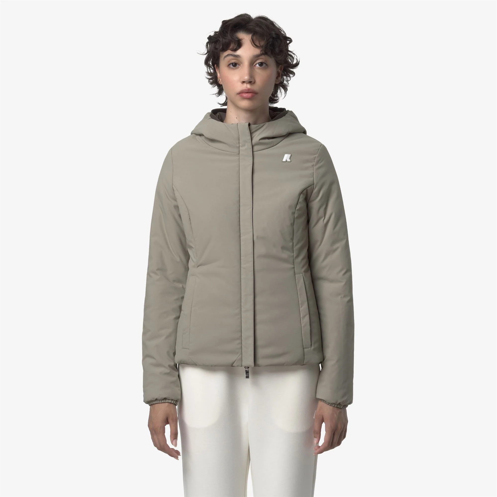 LILY ST WARM REVERSIBLE - Jackets - Short - Woman - BLACK OLIVE-GREEN OAK - Image 3