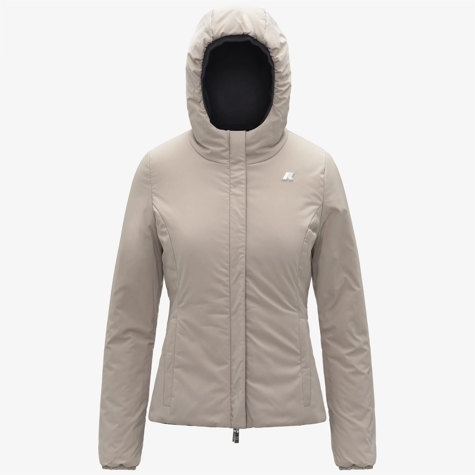 LILY ST WARM REVERSIBLE - Jackets - Short - Woman - BLACK PURE-BEIGE CASHMERE - Image 2