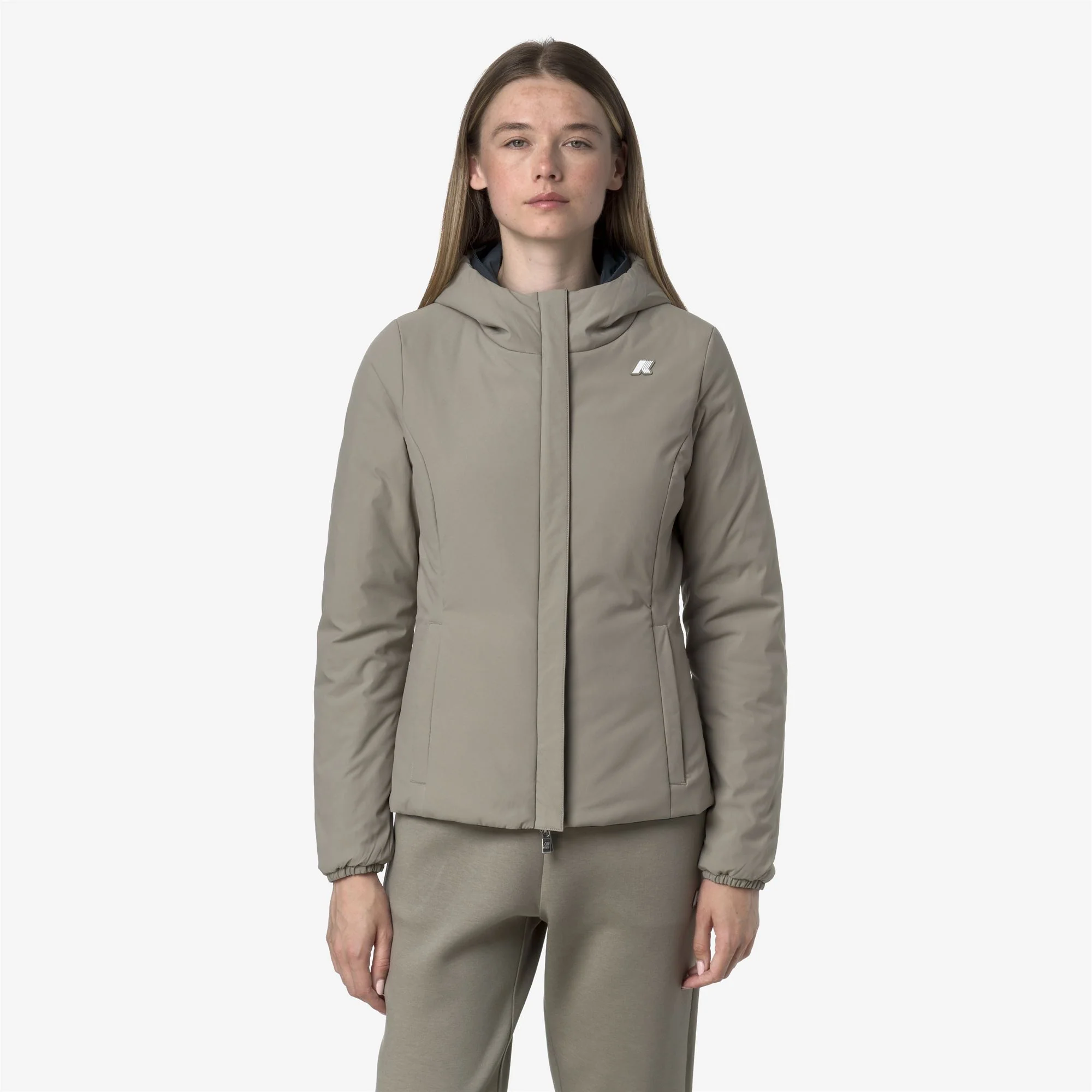LILY ST WARM REVERSIBLE - Jackets - Short - Woman - BLUE AIRFORCE-GREEN OAK - Image 3