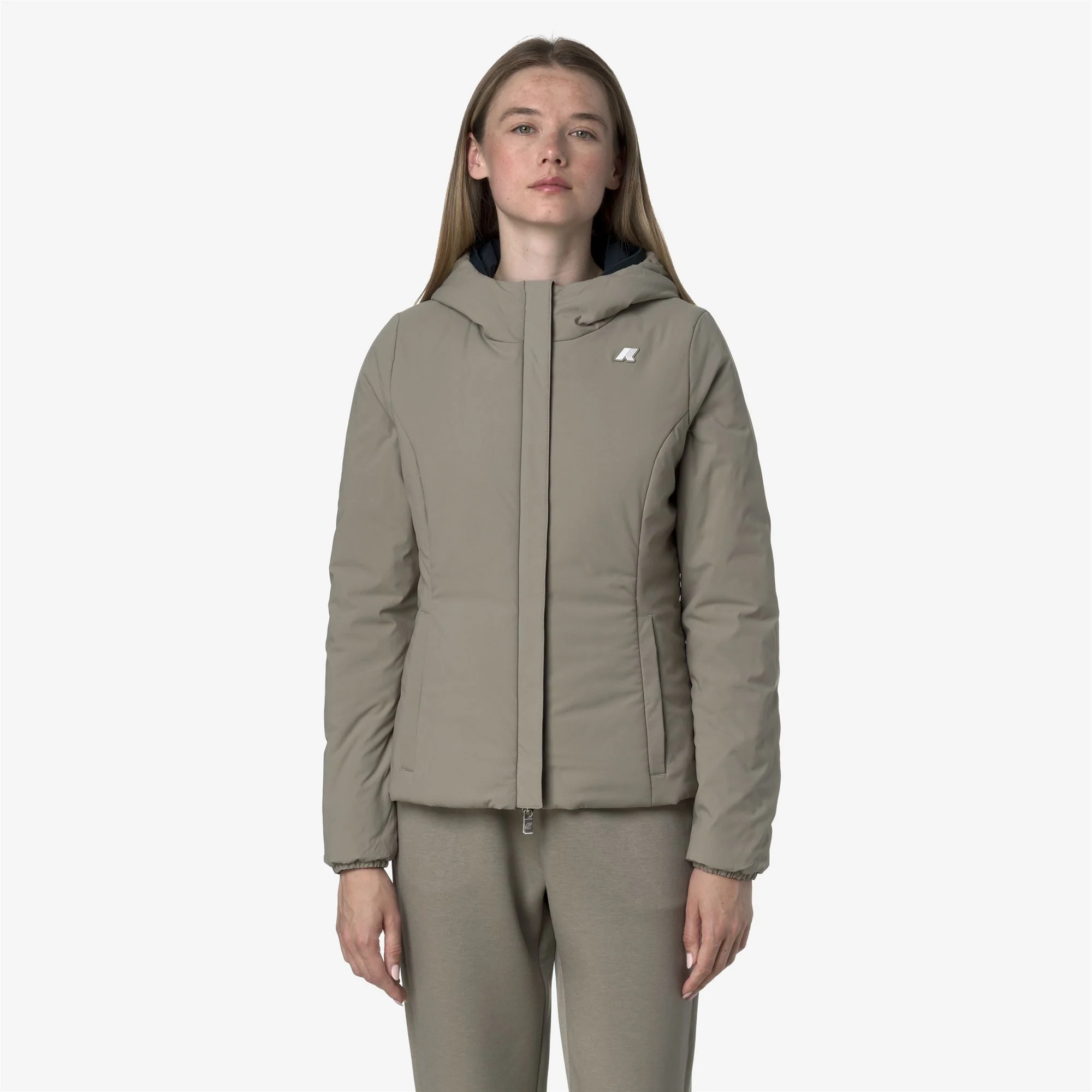 LILY ST WARM REVERSIBLE - Jackets - Short - Woman - BLUE DEPTH-GREEN OAK - Image 3