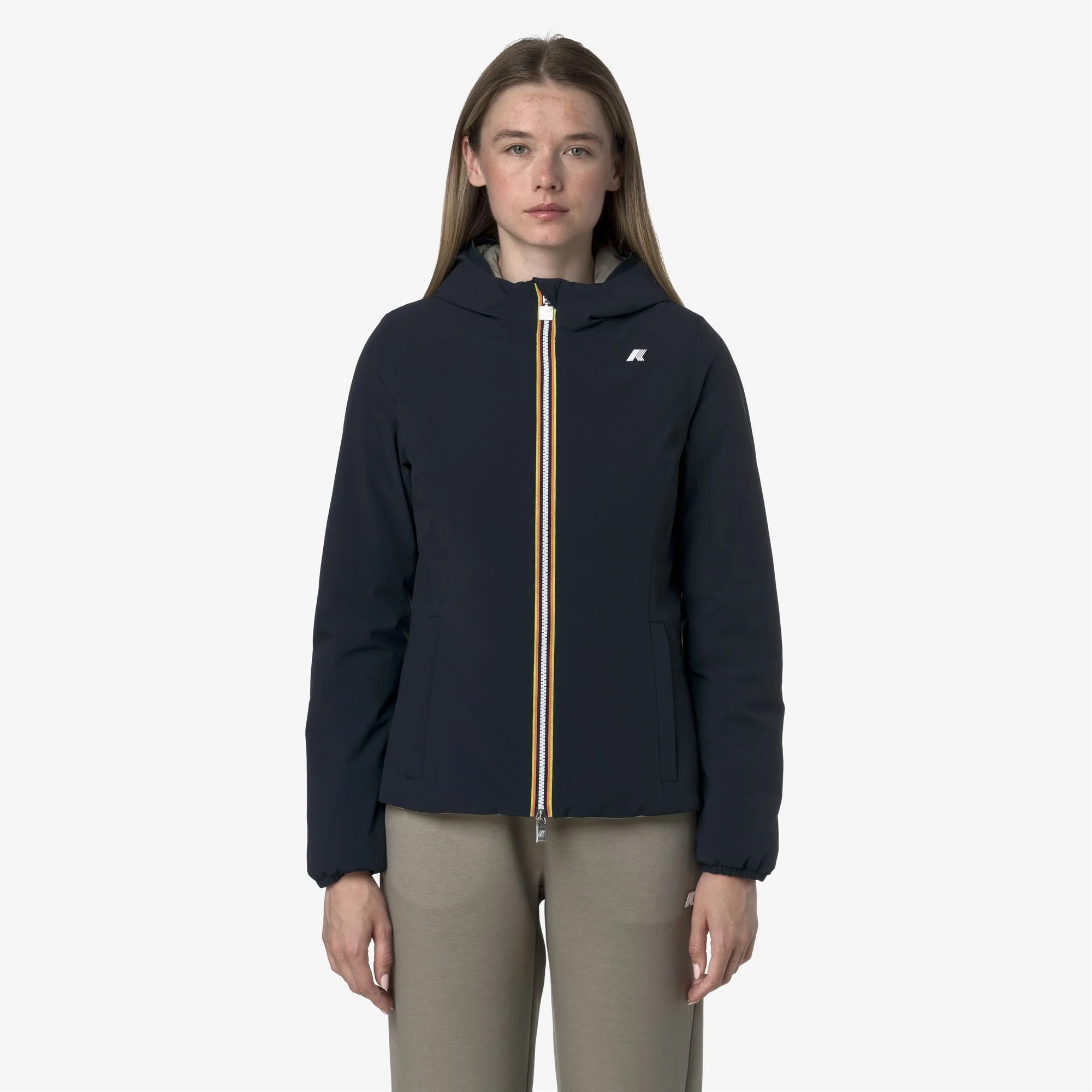 LILY ST WARM REVERSIBLE - Jackets - Short - Woman - BLUE DEPTH-GREEN OAK - Image 4