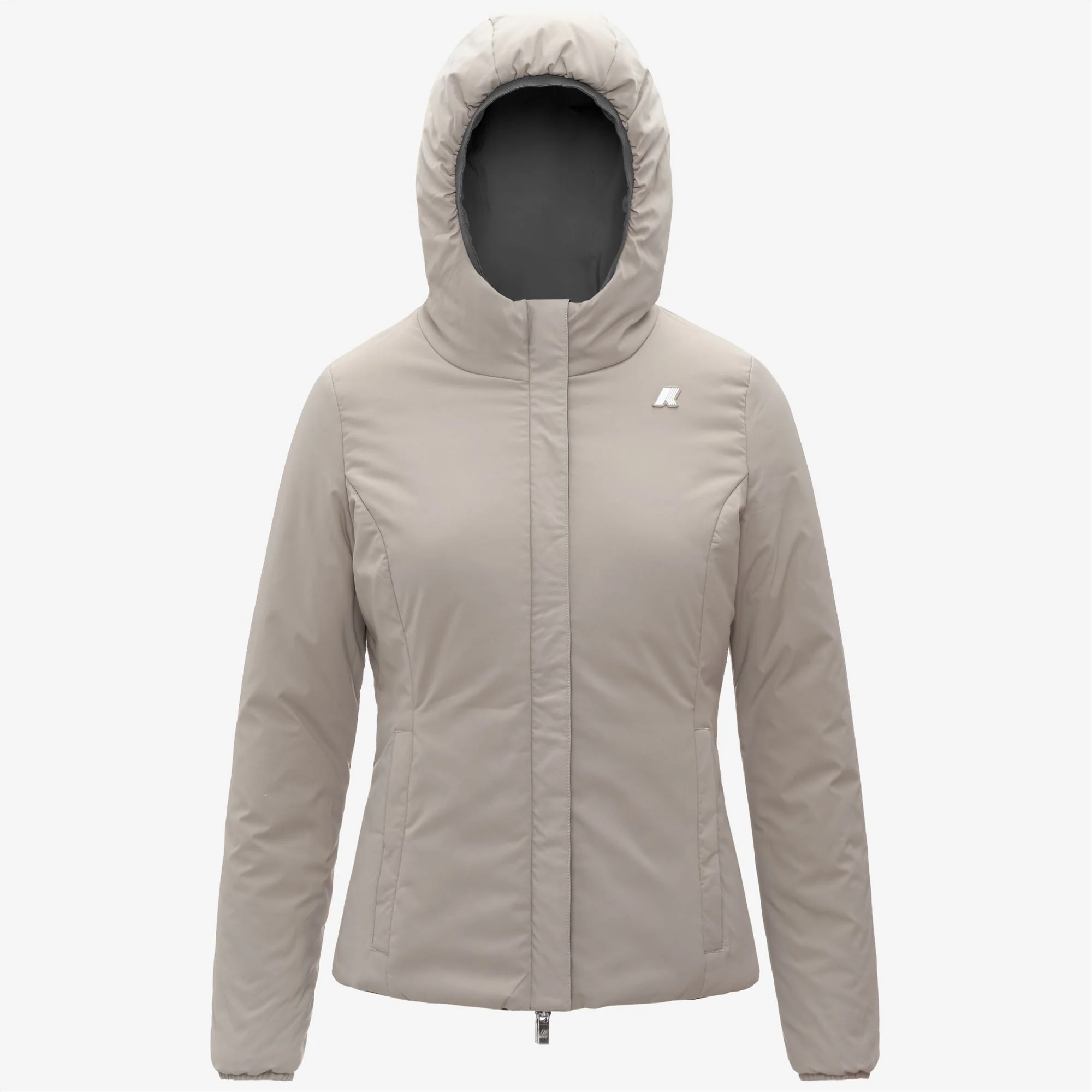 LILY ST WARM REVERSIBLE - Jackets - Short - Woman - GREY SHADOW DK-BEIGE CASHMERE - Image 2