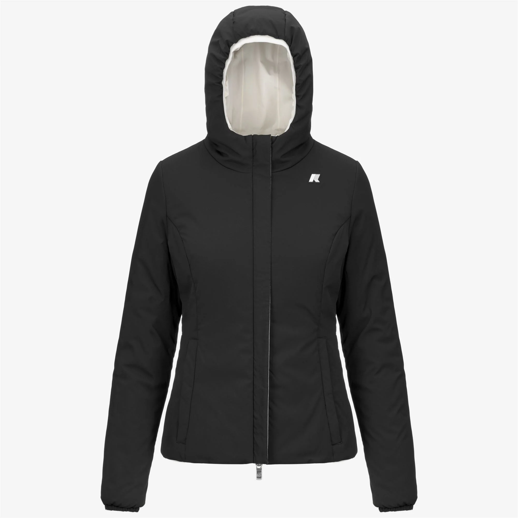 LILY ST WARM REVERSIBLE - Jackets - Short - Woman - WHITE GARDENIA-BLACK PURE - Image 2