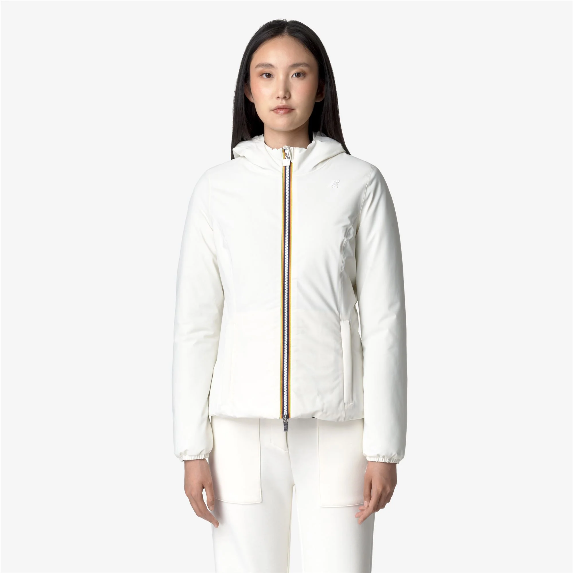 LILY ST WARM REVERSIBLE - Jackets - Short - Woman - WHITE GARDENIA-BLACK PURE - Image 4