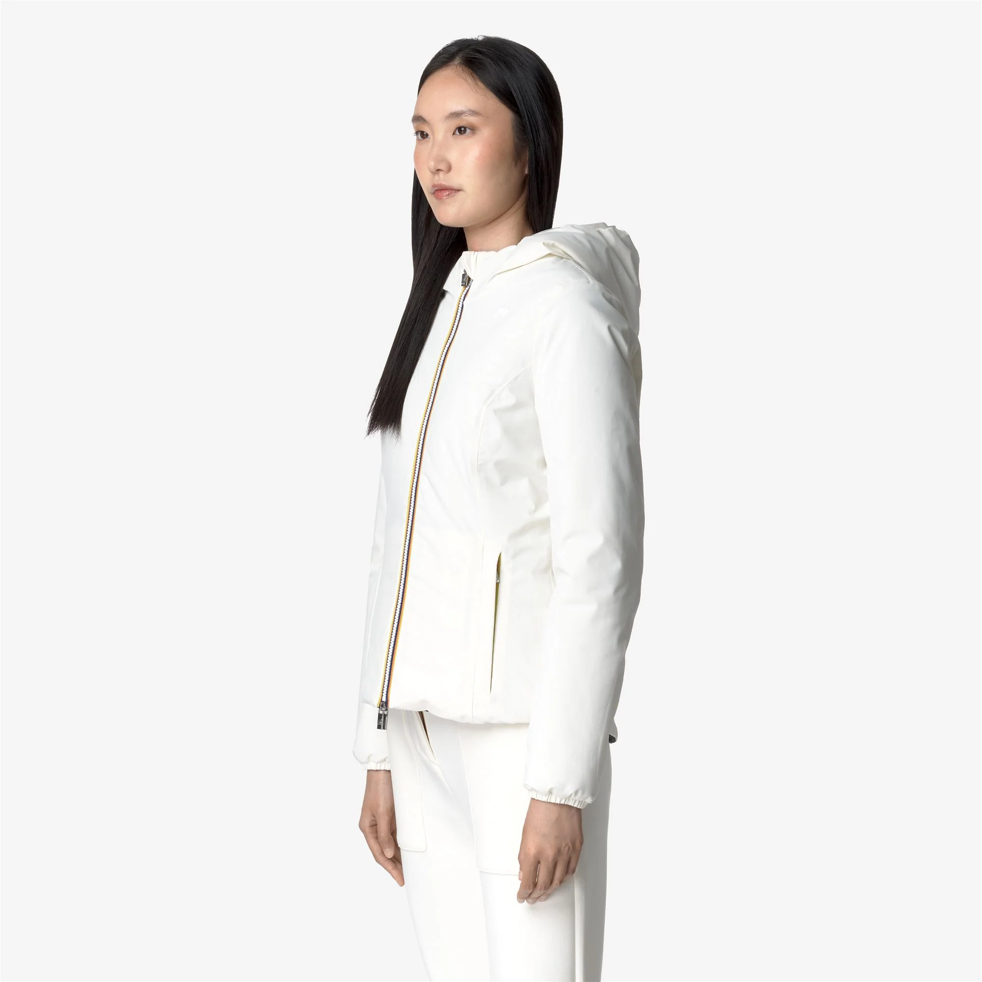 LILY ST WARM REVERSIBLE - Jackets - Short - Woman - WHITE GARDENIA-BLACK PURE - Image 5