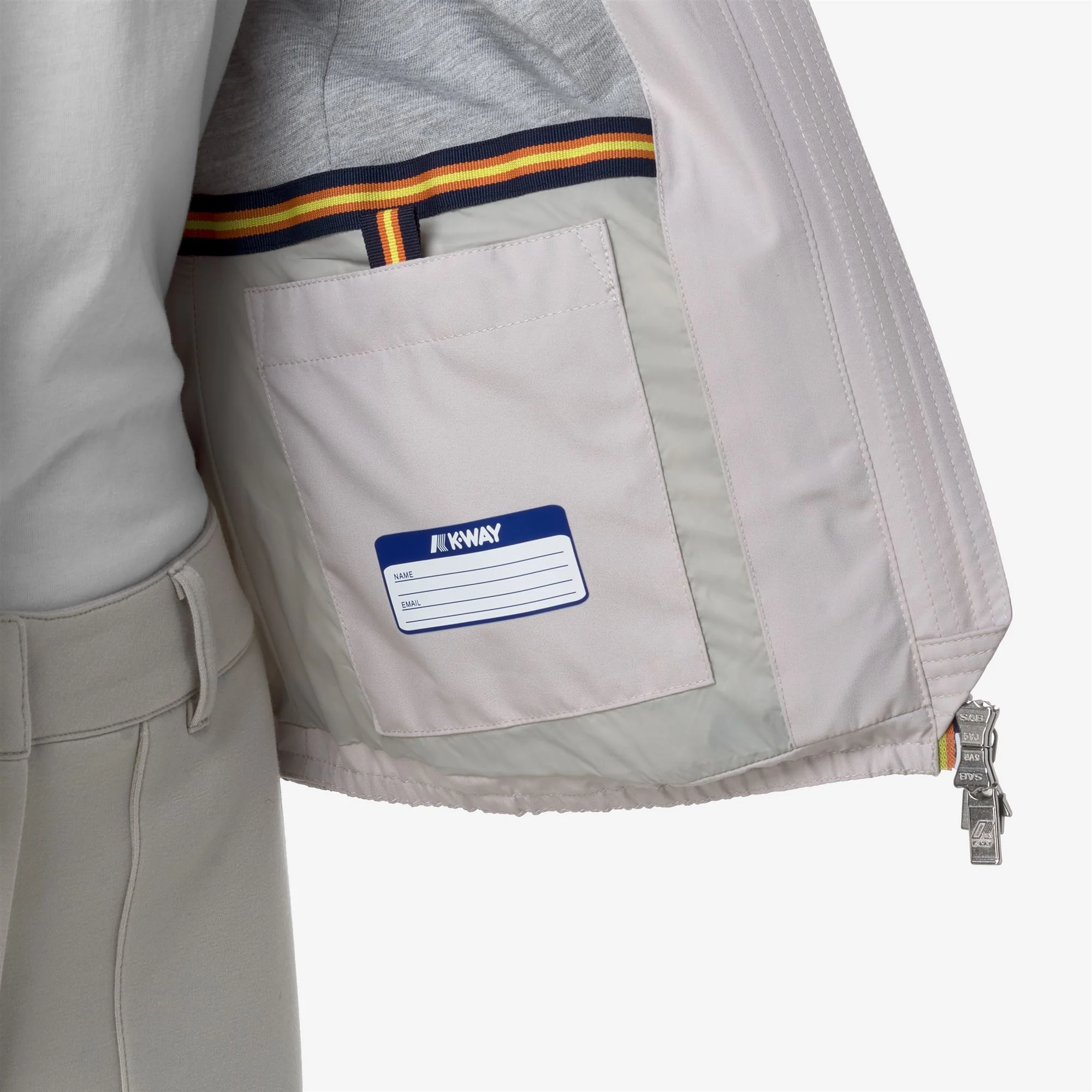 LILY STRETCH POLY JERSEY - Jackets - Short - Woman - BEIGE LT - Image 2