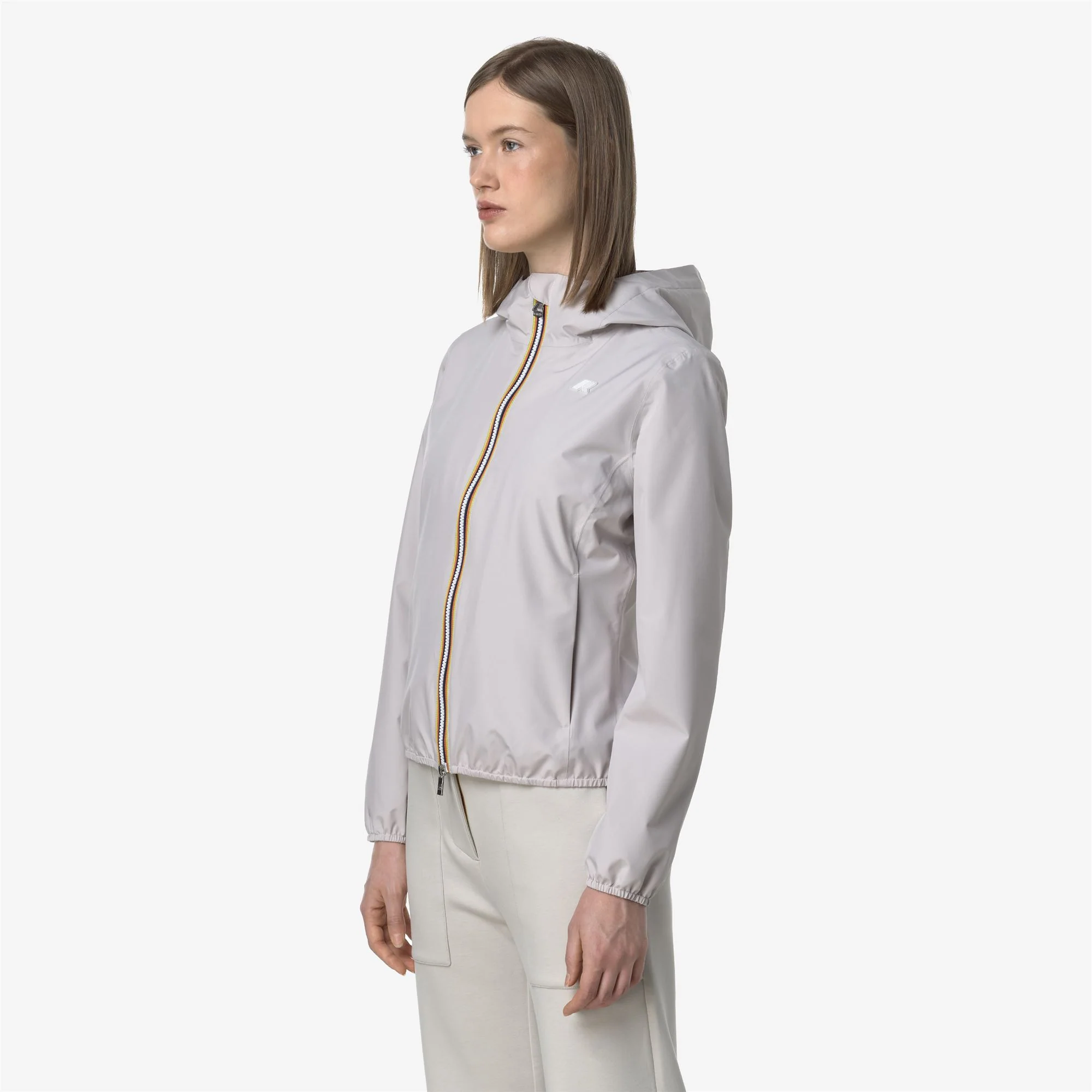 LILY STRETCH POLY JERSEY - Jackets - Short - Woman - BEIGE LT - Image 4