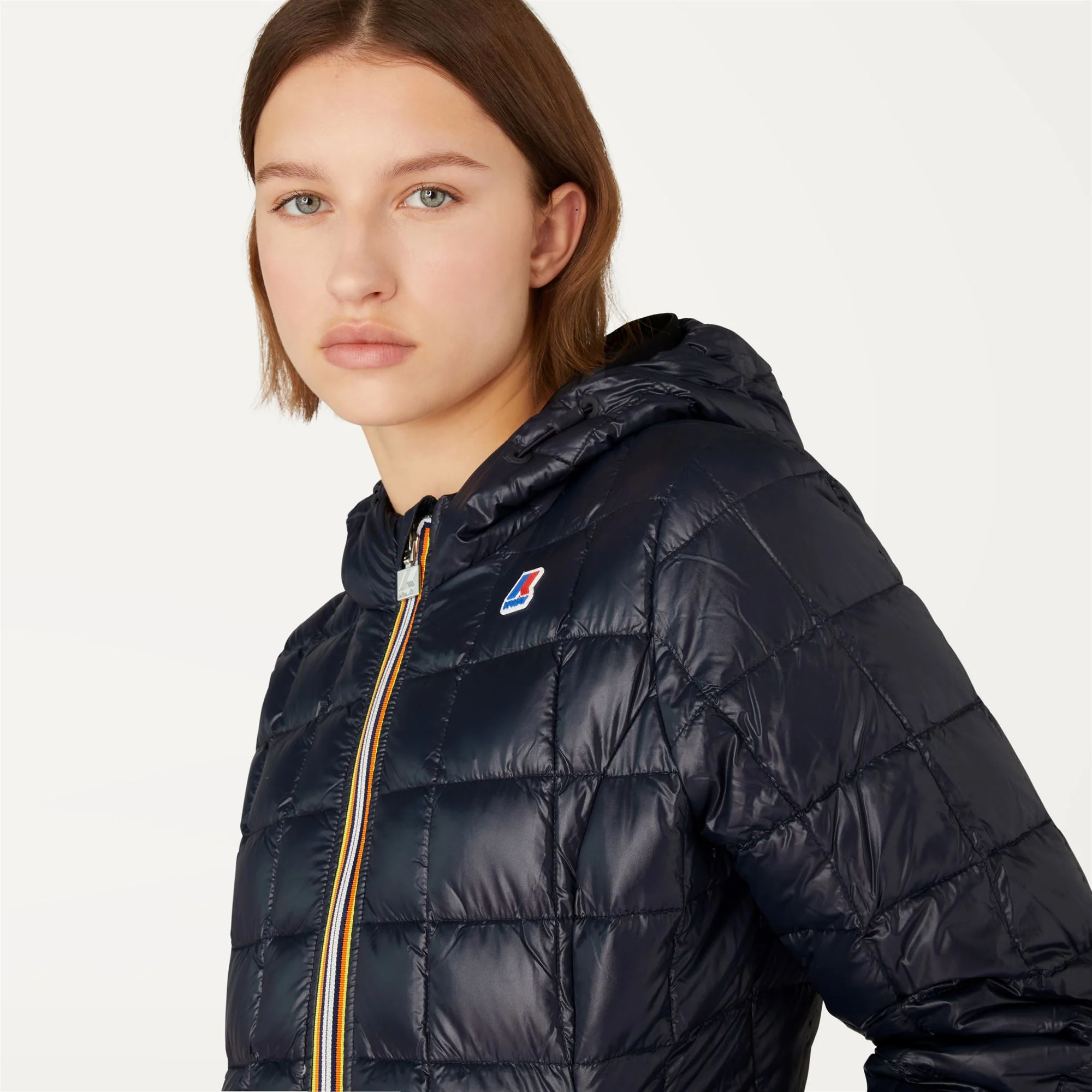 LILY THERMO PLUS.2 REVERSIBLE - Jackets - Short - Woman - BLACK PURE-BLUE DEPTH - Image 3