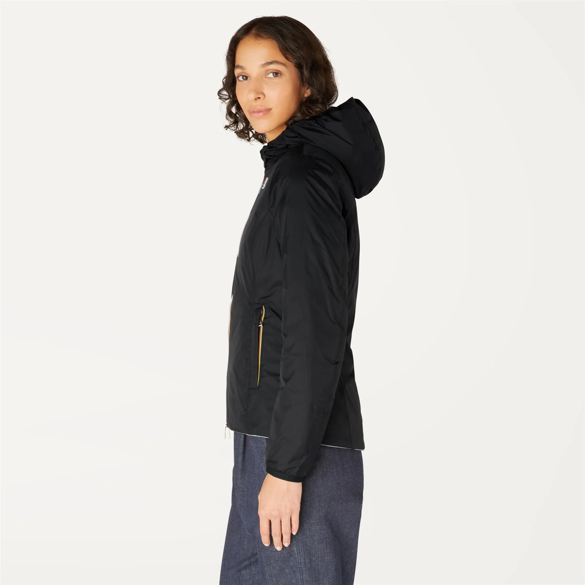 LILY THERMO PLUS.2 REVERSIBLE - Jackets - Short - Woman - BLACK PURE-GREY MD STEEL - Image 5