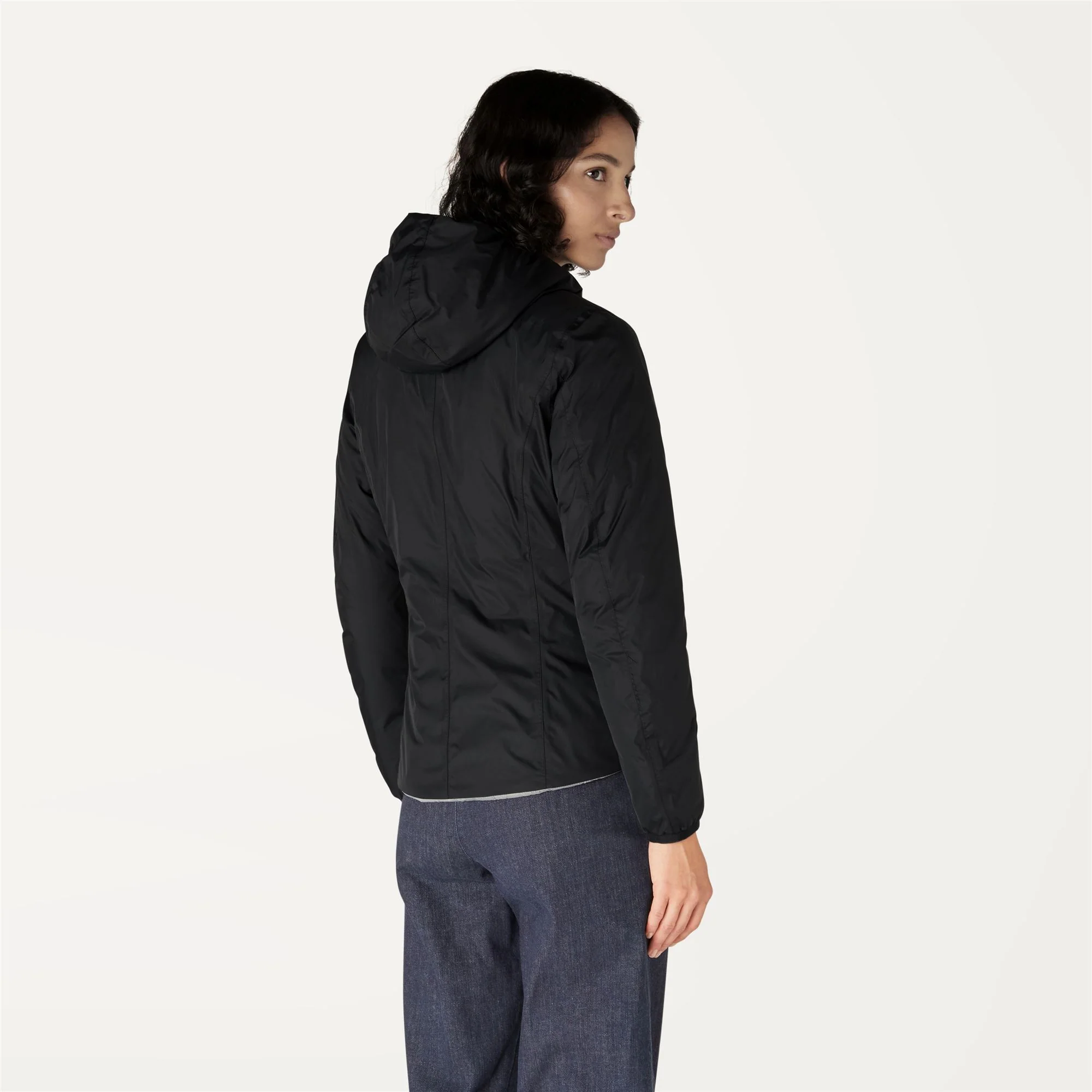 LILY THERMO PLUS.2 REVERSIBLE - Jackets - Short - Woman - BLACK PURE-GREY MD STEEL - Image 6