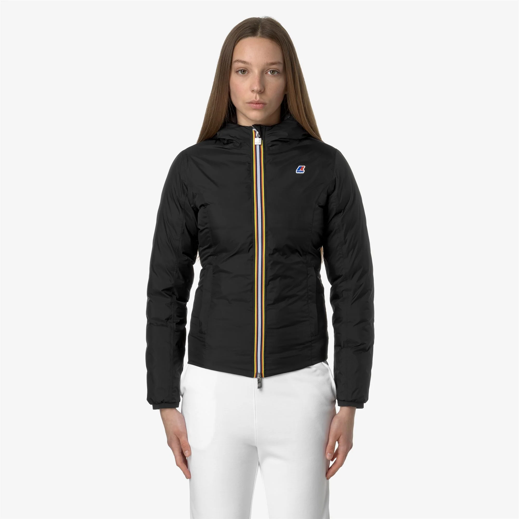 LILY THERMO PLUS.2 REVERSIBLE - Jackets - Short - Woman - BLACK PURE-GREY SMOKED - Image 4