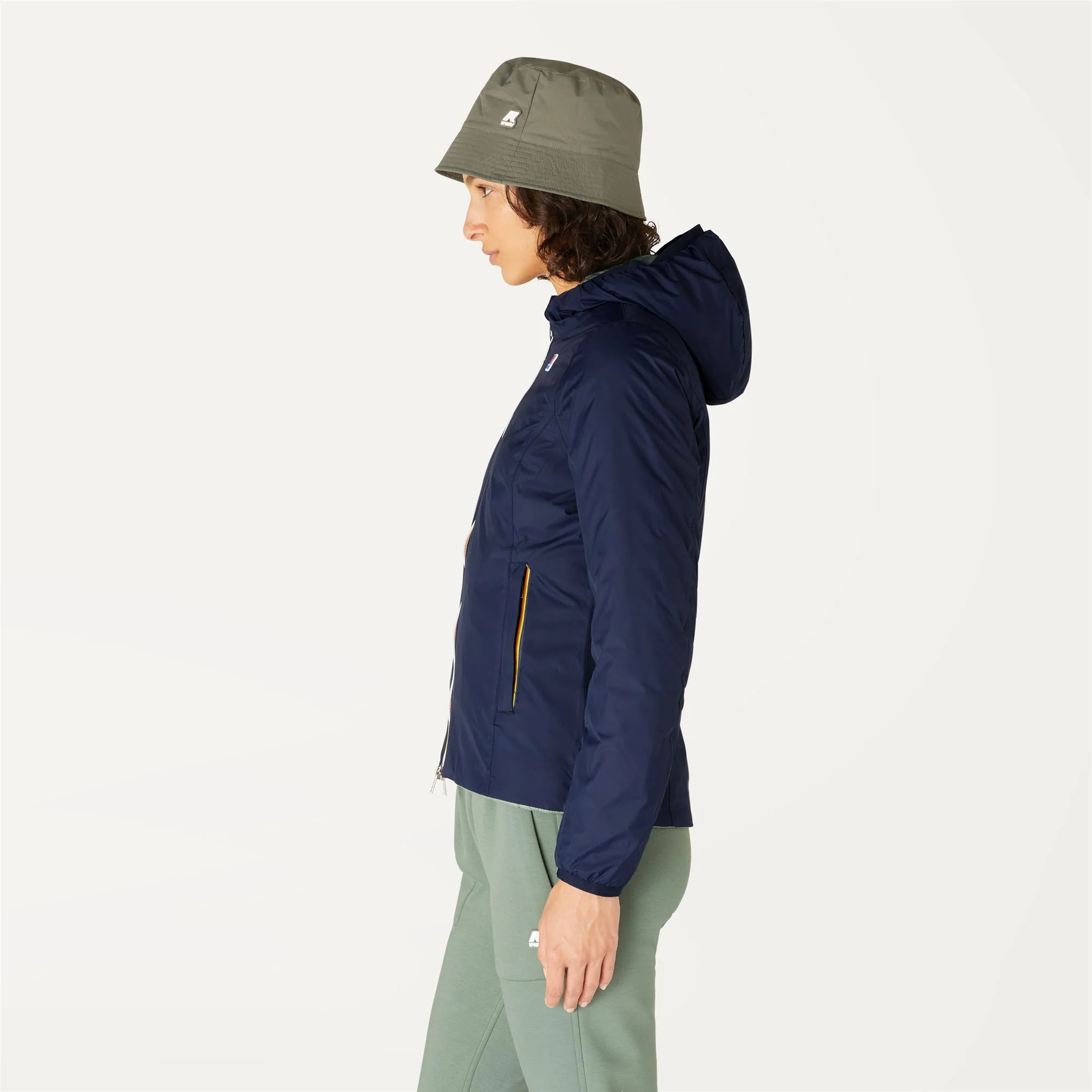 LILY THERMO PLUS.2 REVERSIBLE - Jackets - Short - Woman - BLUE DEPTH-GREEN LAUREL - Image 5