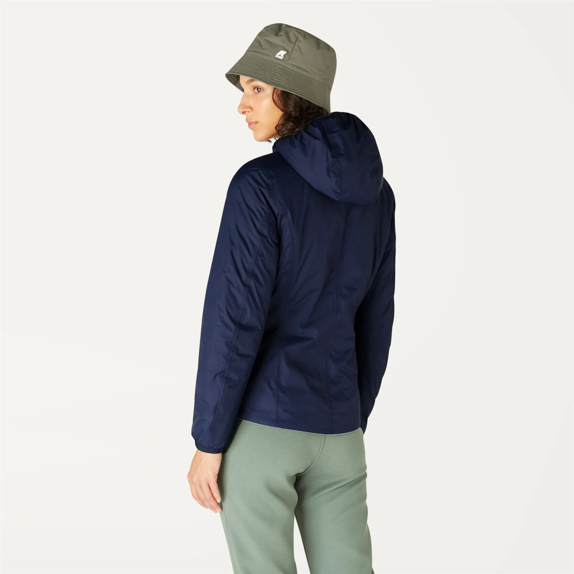 LILY THERMO PLUS.2 REVERSIBLE - Jackets - Short - Woman - BLUE DEPTH-GREEN LAUREL - Image 6