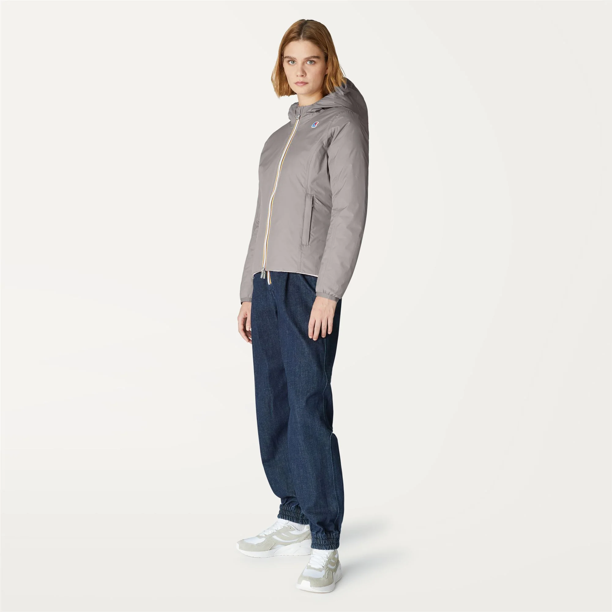 LILY THERMO PLUS.2 REVERSIBLE - Jackets - Short - Woman - GREY MD STEEL-PINK DAFNE - Image 5