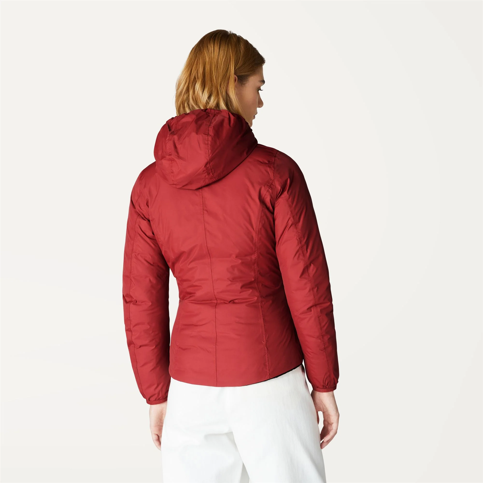 LILY THERMO PLUS.2 REVERSIBLE - Jackets - Short - Woman - RED DK TOMATO-BLACK PURE - Image 6