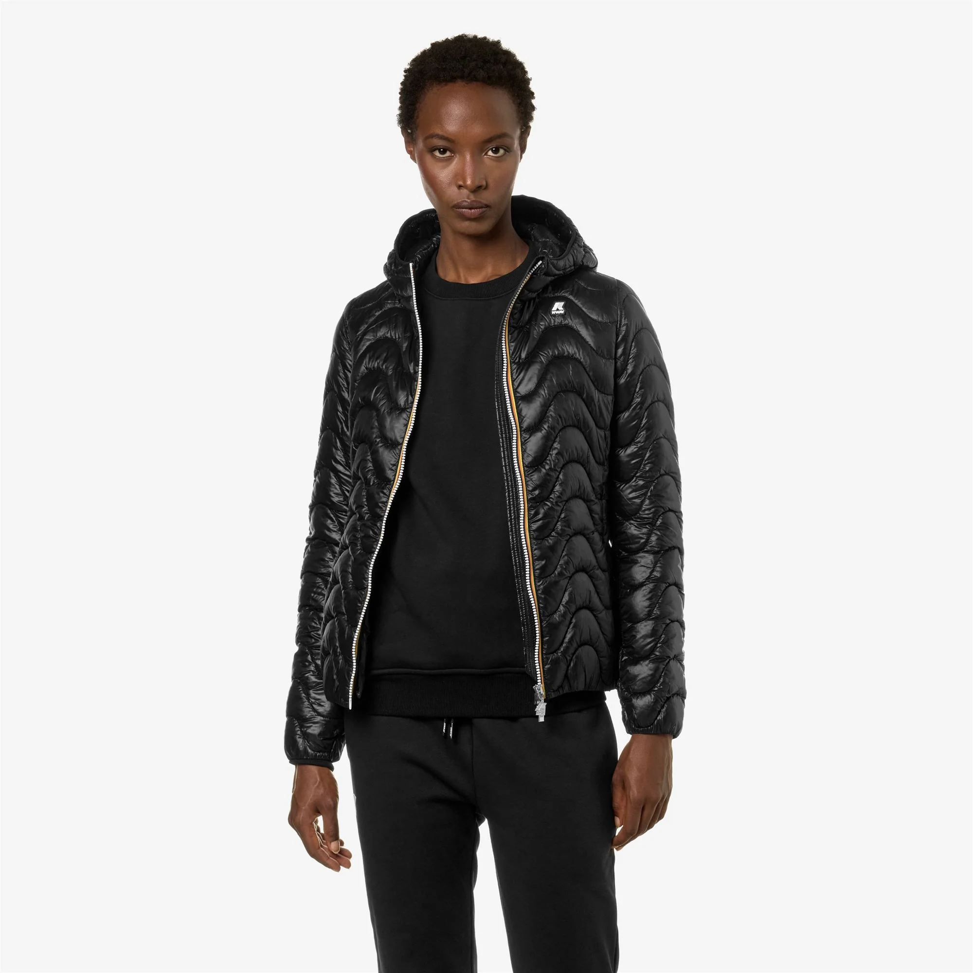 LILY QUILTED WARM - Jackets - Short - Woman - BLACK PURE - Image 3