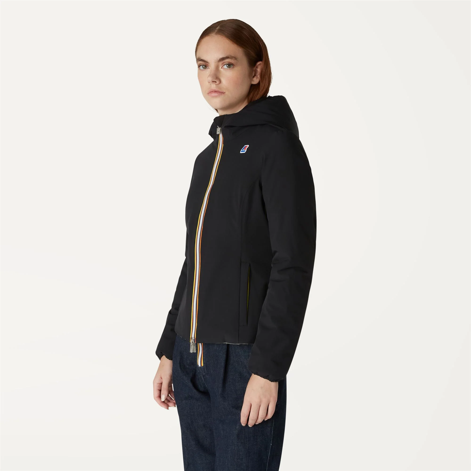 LILY WARM REVERSIBLE - Jackets - Short - Woman - BLACK PURE-GREEN BLACKISH - Image 5