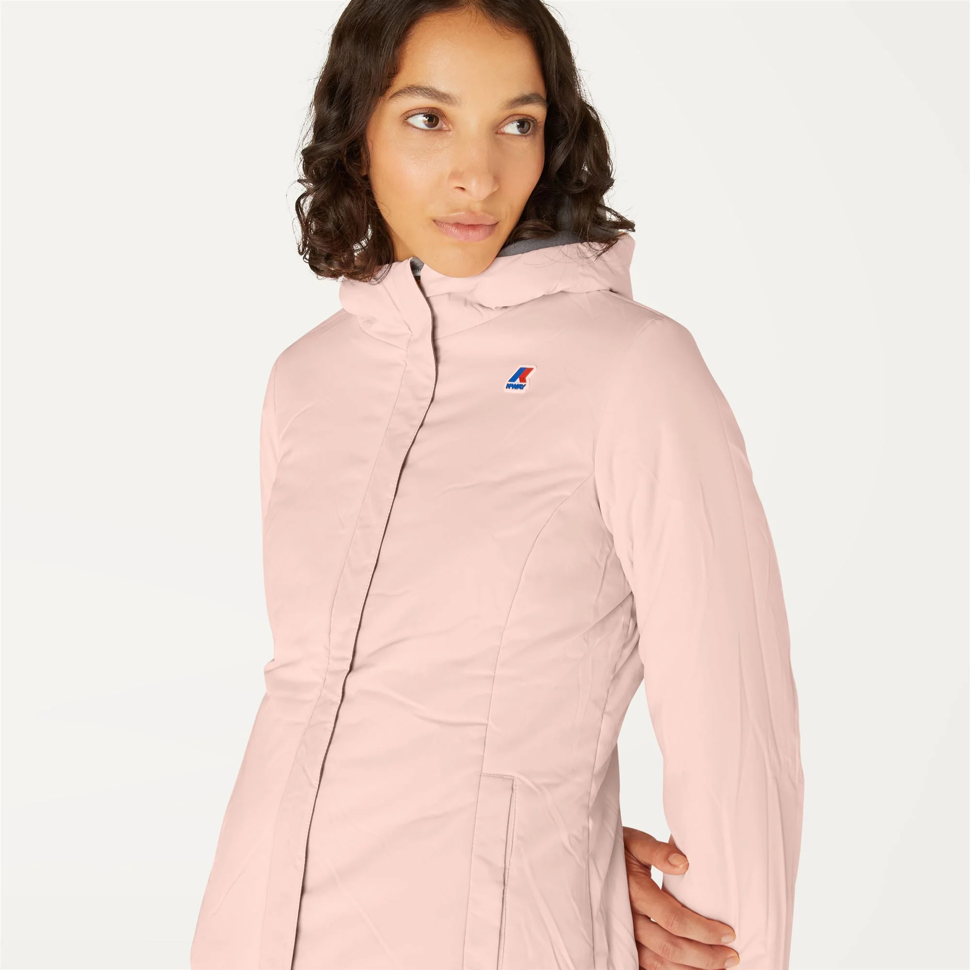 LILY WARM REVERSIBLE - Jackets - Short - Woman - GREY MD STEEL-PINK DAFNE - Image 3