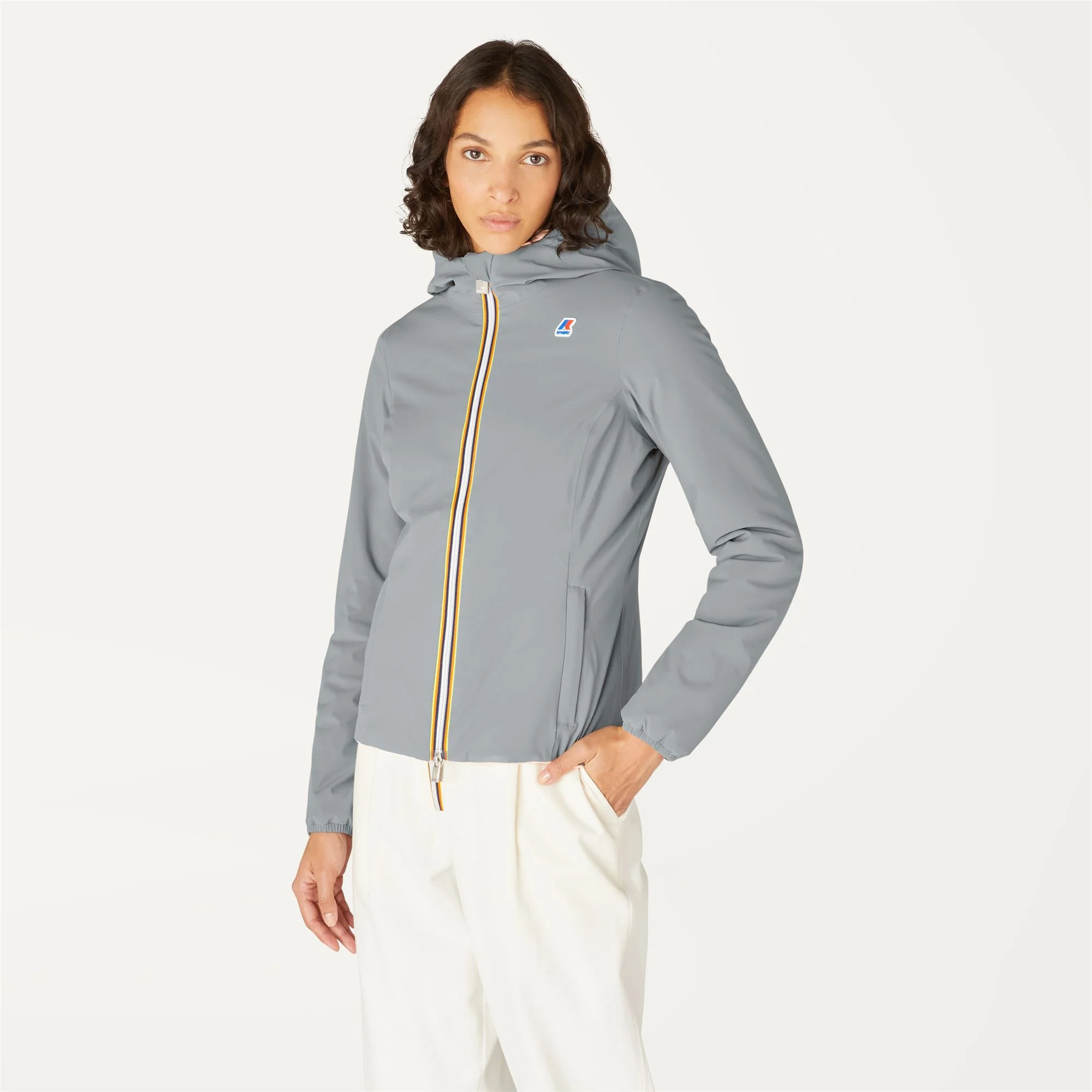 LILY WARM REVERSIBLE - Jackets - Short - Woman - GREY MD STEEL-PINK DAFNE - Image 4