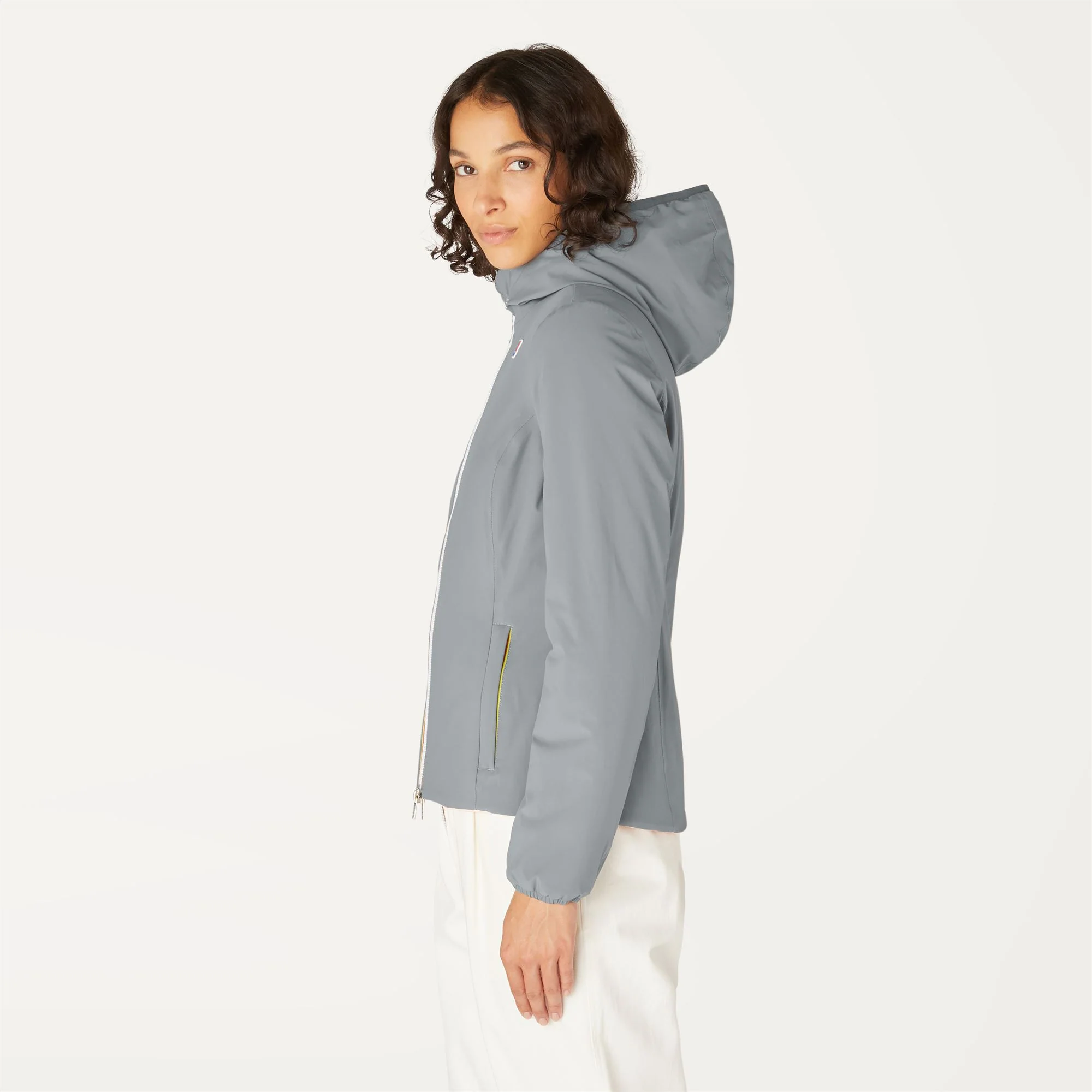 LILY WARM REVERSIBLE - Jackets - Short - Woman - GREY MD STEEL-PINK DAFNE - Image 5
