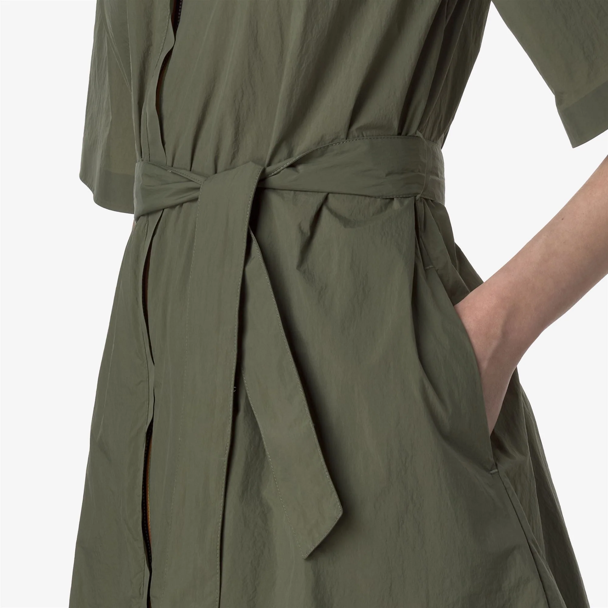 LIZY - Jackets - 3/4 LENGTH - Woman - GREEN LICHEN - Image 2