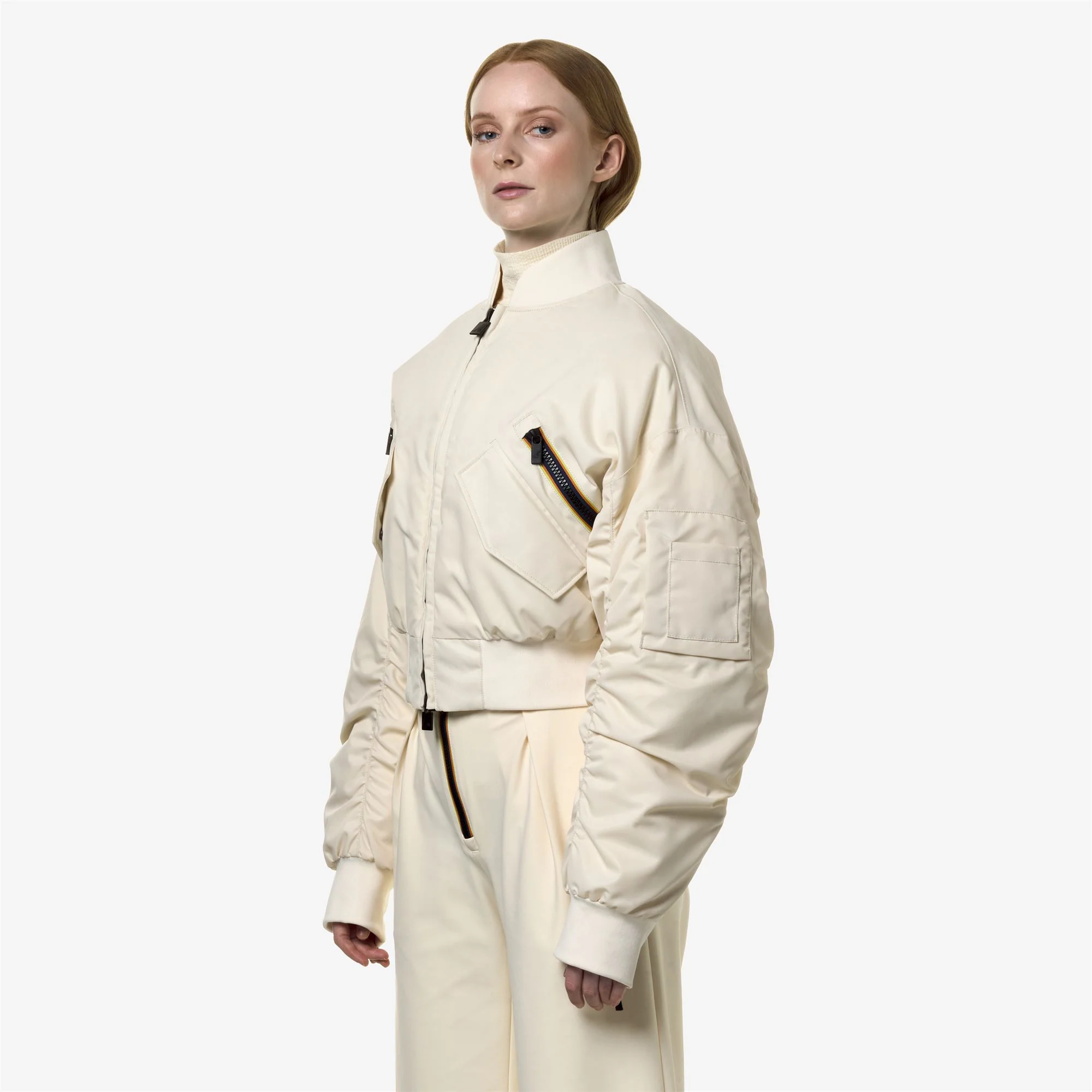 LONCROP THERMO SHINY TWILL - Jackets - Short - Woman - BEIGE SHORTBREAD - Image 4