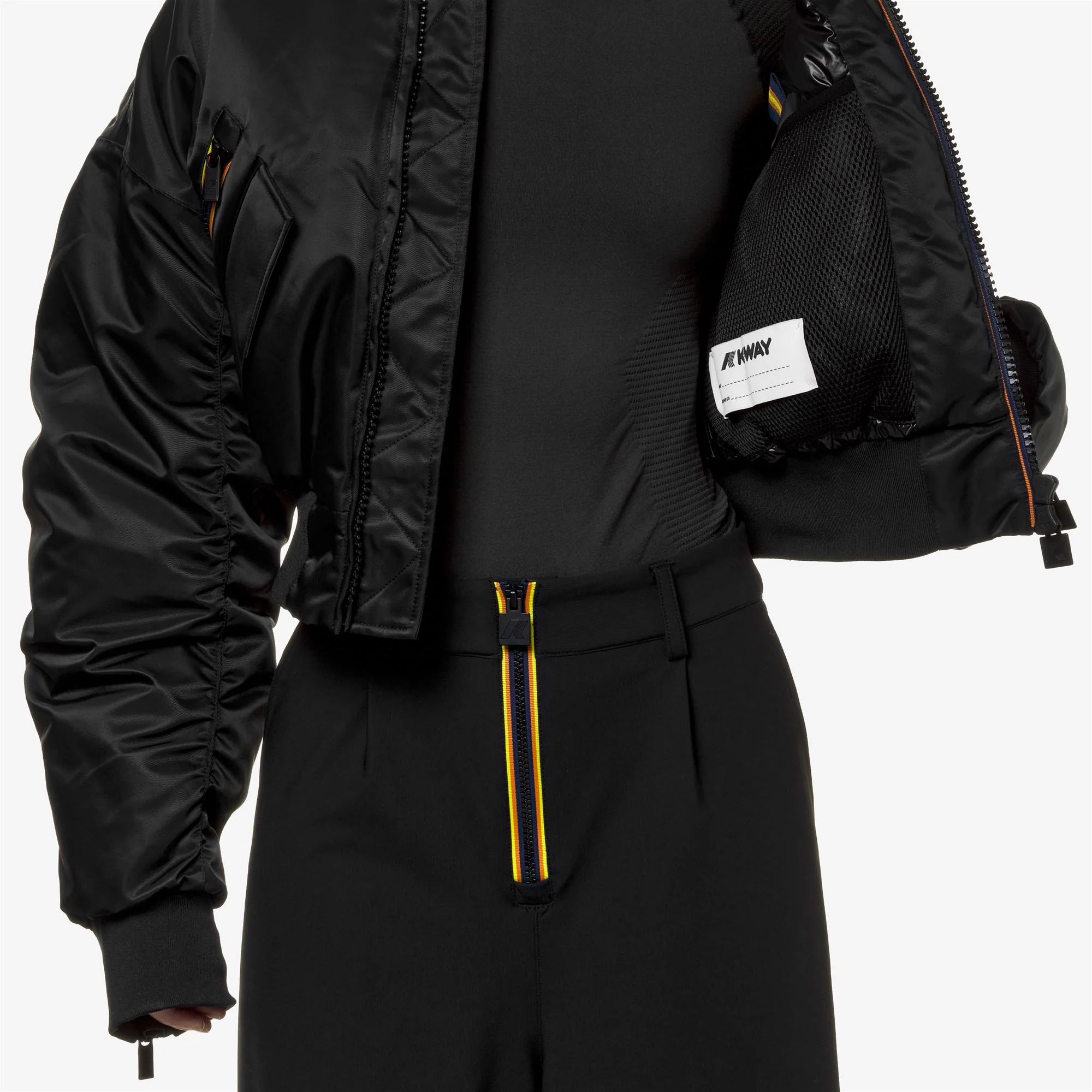 LONCROP THERMO SHINY TWILL - Jackets - Short - Woman - BLACK PURE - Image 2