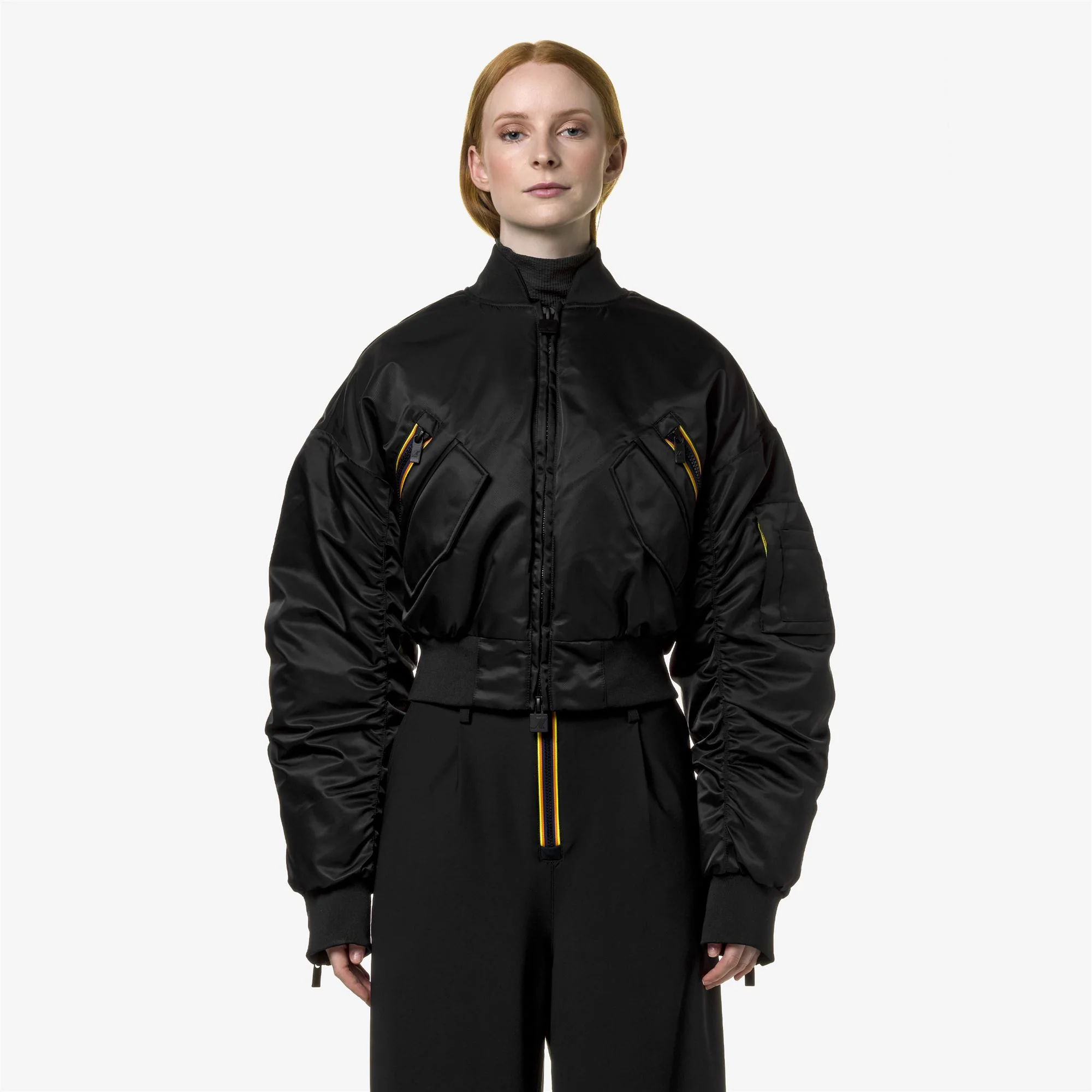 LONCROP THERMO SHINY TWILL - Jackets - Short - Woman - BLACK PURE - Image 3