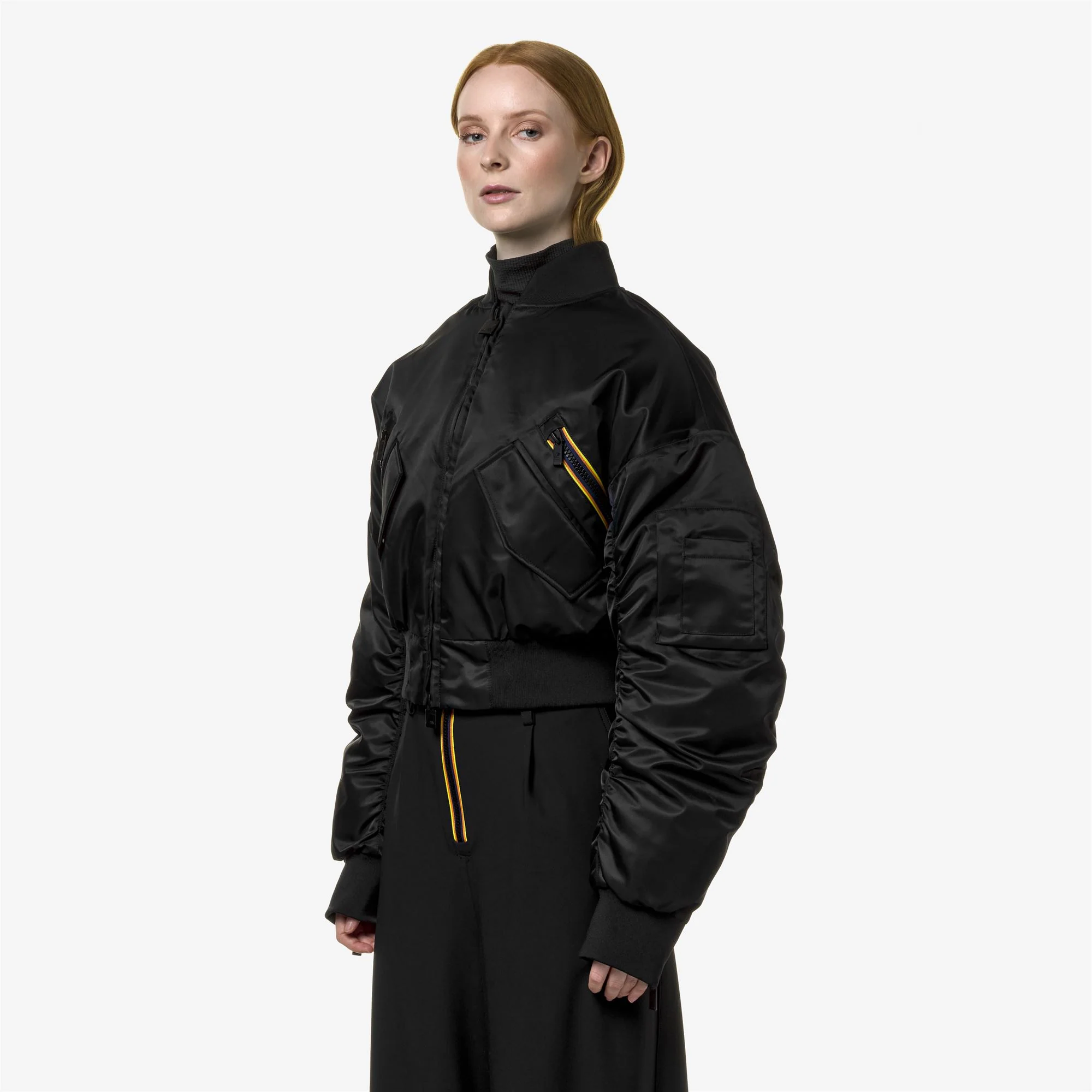 LONCROP THERMO SHINY TWILL - Jackets - Short - Woman - BLACK PURE - Image 4
