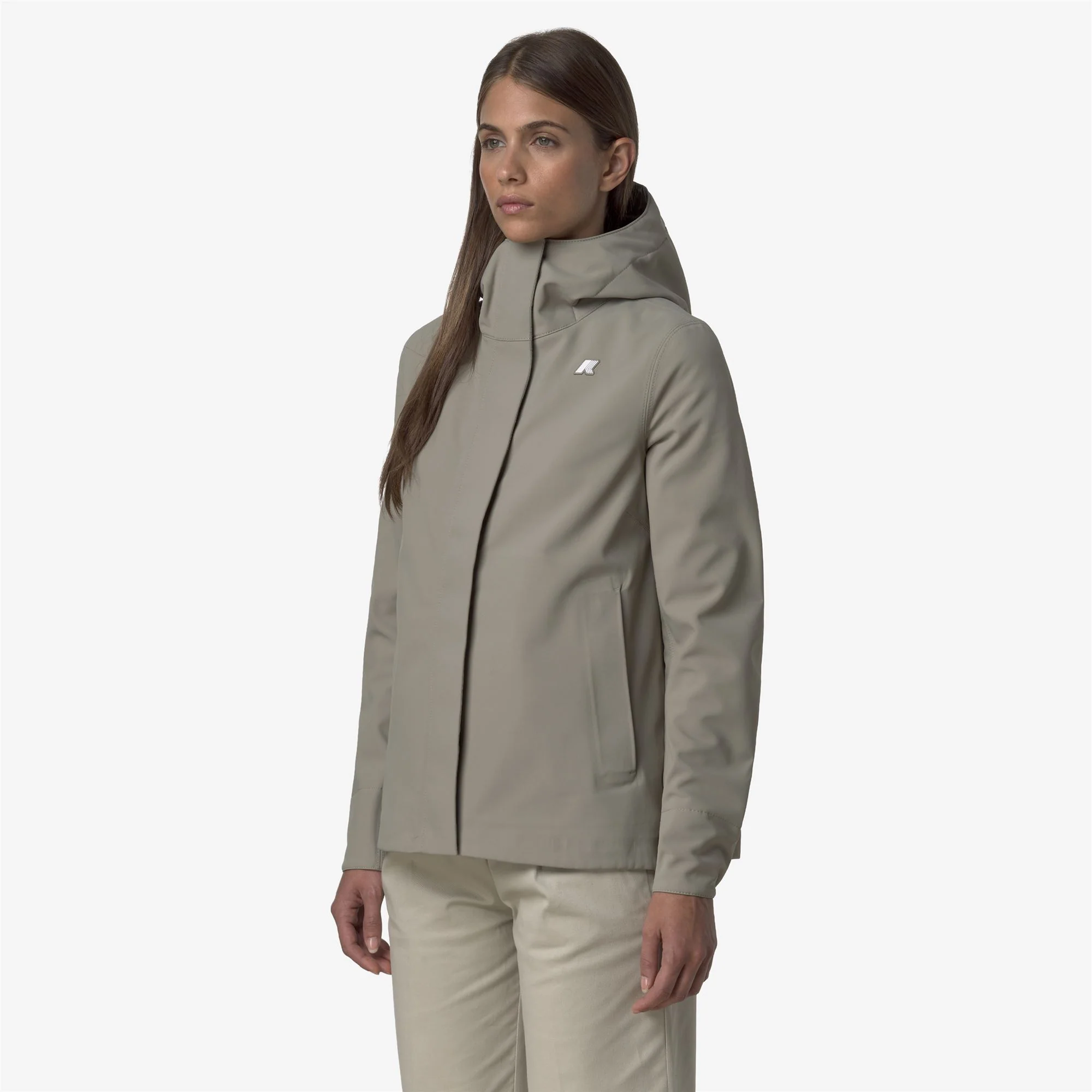 MADALINA BONDED - Jackets - Mid - Woman - GREEN OAK-BLUE DEPTH - Image 4