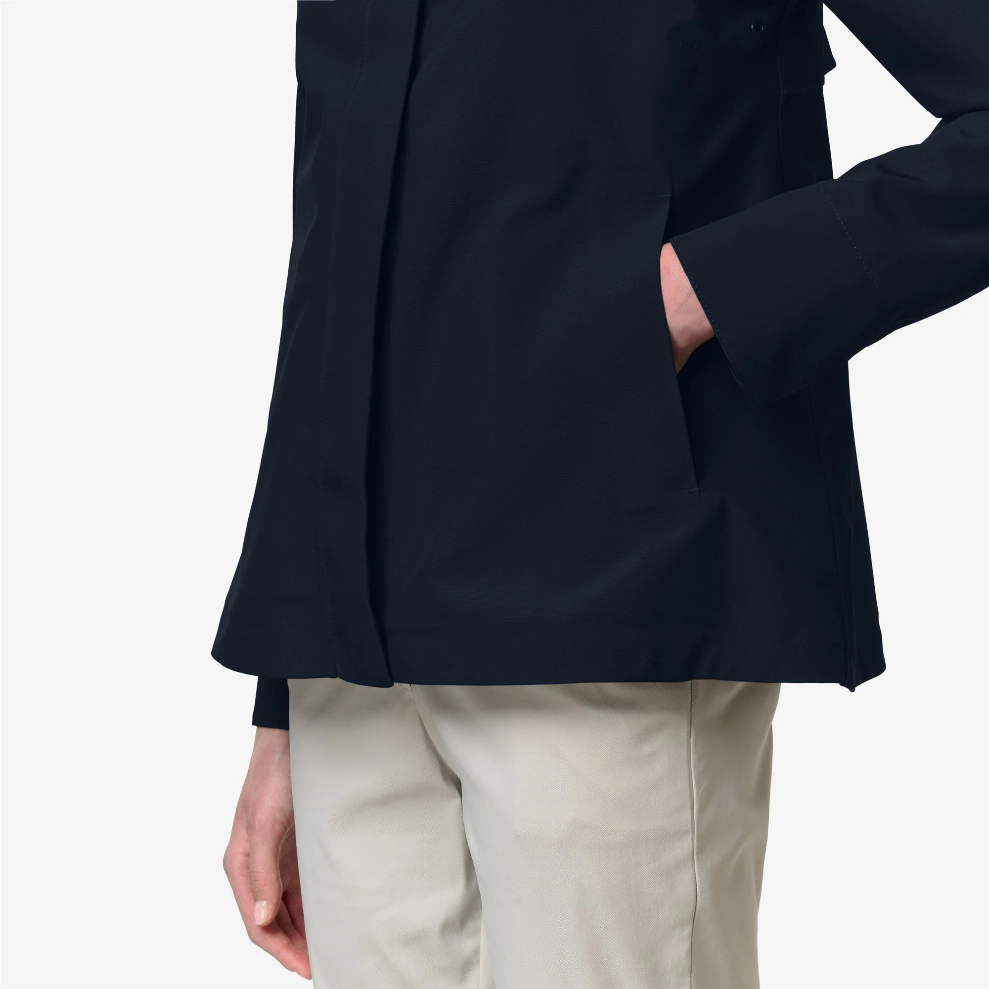 MADALINA BONDED JERSEY - Jackets - Mid - Woman - BLUE DEPTH - Image 2