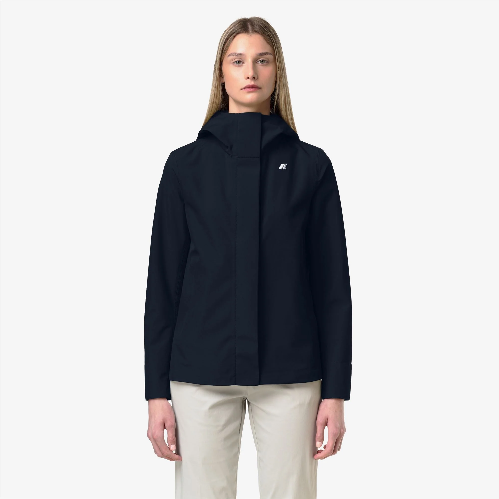 MADALINA BONDED JERSEY - Jackets - Mid - Woman - BLUE DEPTH - Image 3