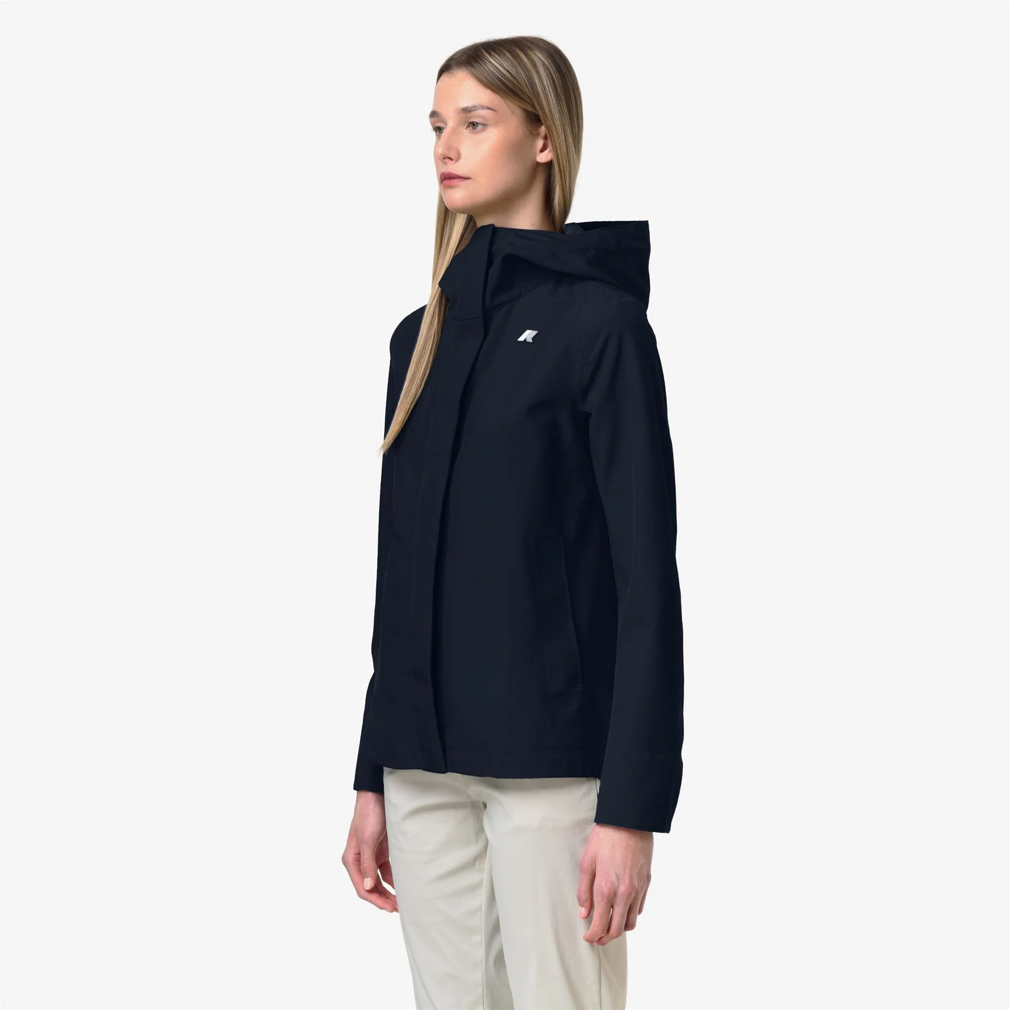 MADALINA BONDED JERSEY - Jackets - Mid - Woman - BLUE DEPTH - Image 4