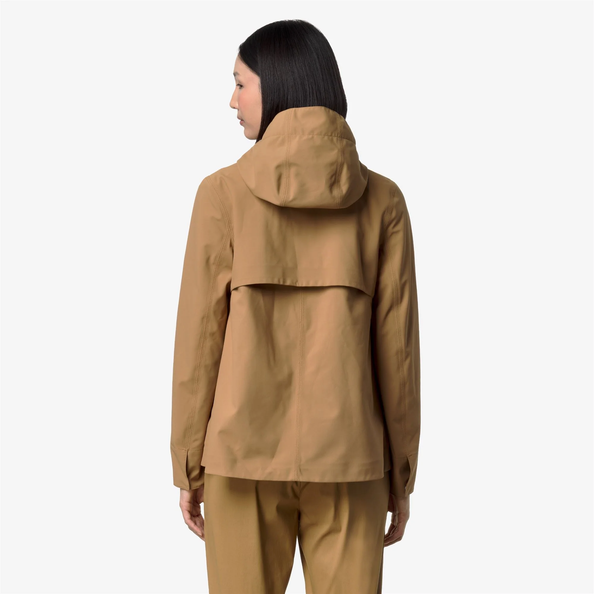 MADALINA BONDED JERSEY - Jackets - Mid - Woman - BROWN BISTRE - Image 5